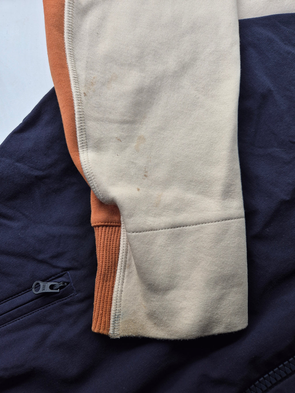Adidas College Jacket Navy Orange (L)