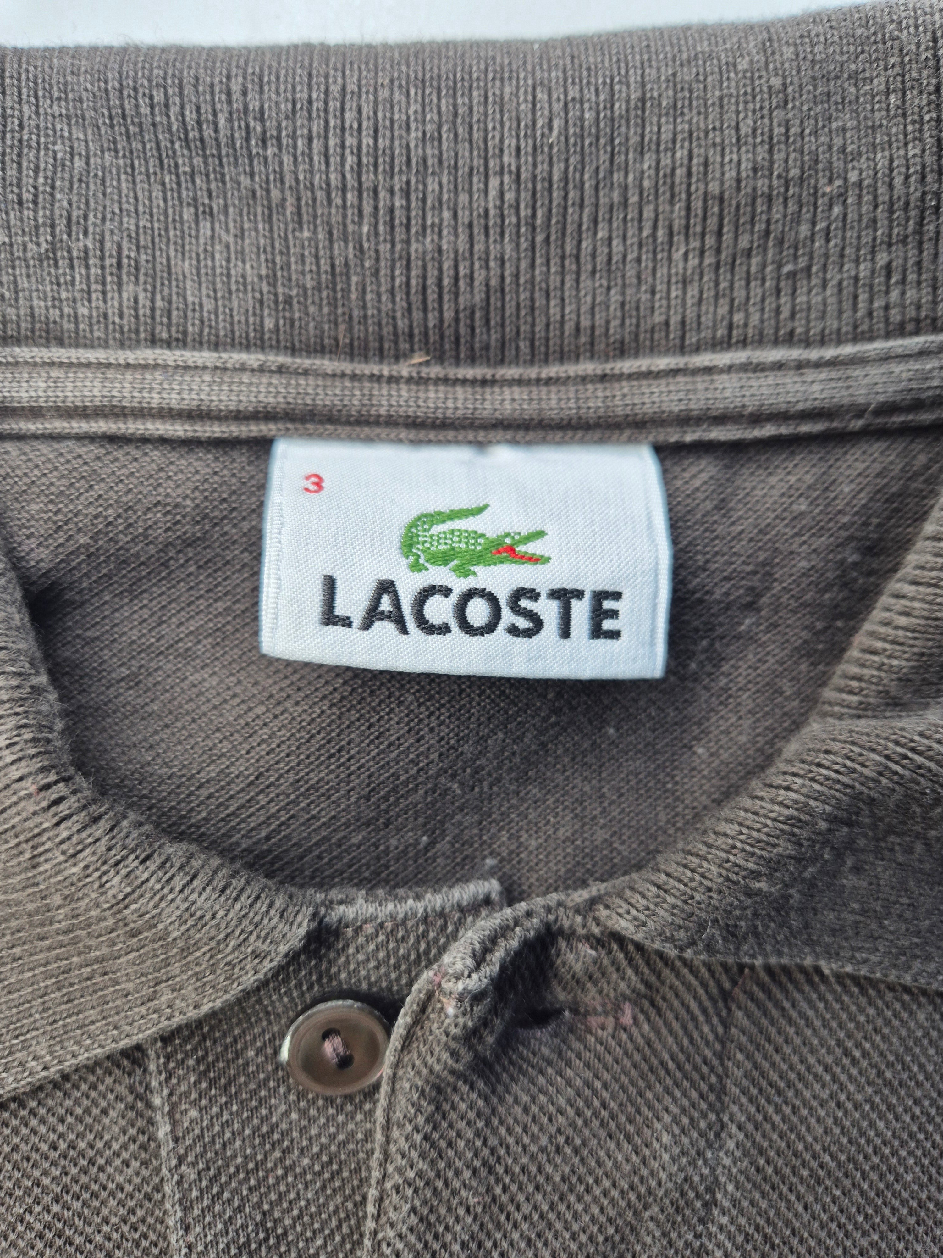 Lacoste Long Sleeve Polo Brown (S)