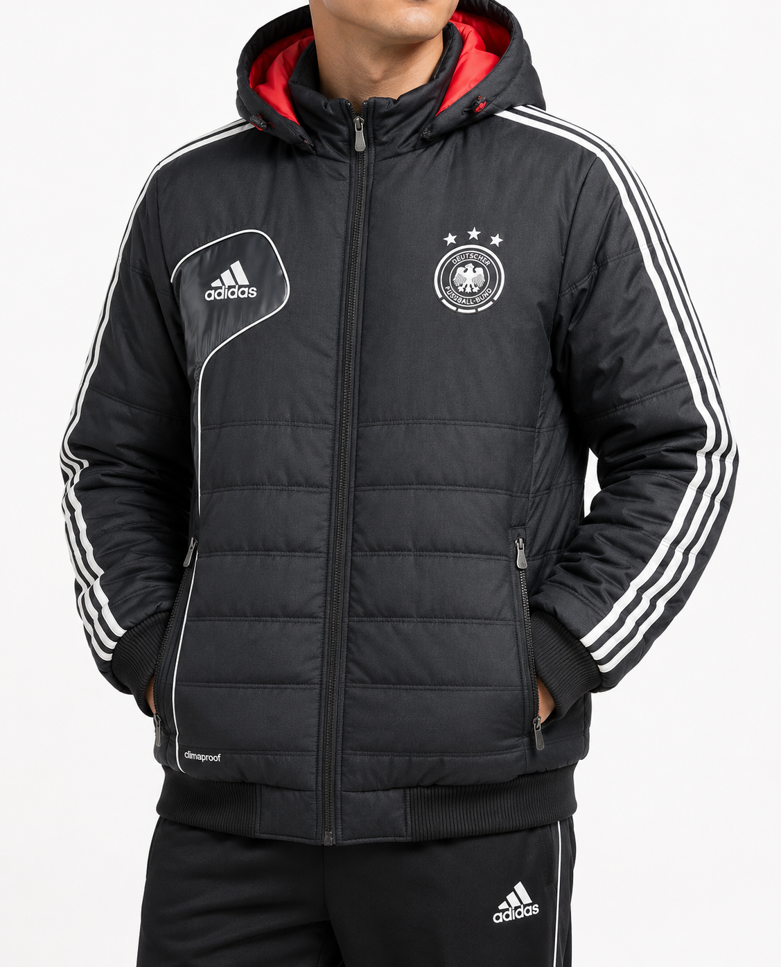 Adidas Germany DFB Black Puffer Jacket (L)