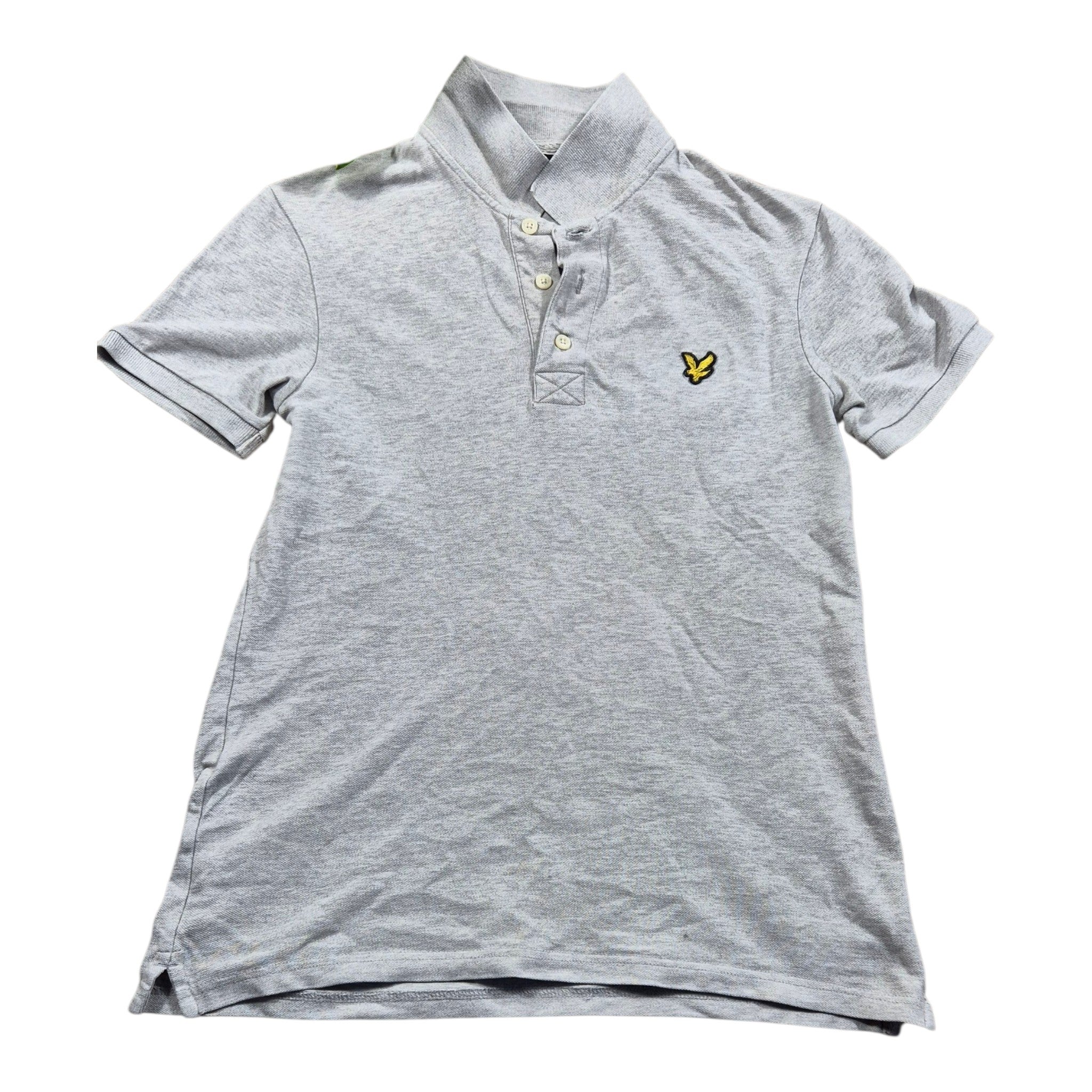 Lyle & Scott Grey Polo Shirt (XS)