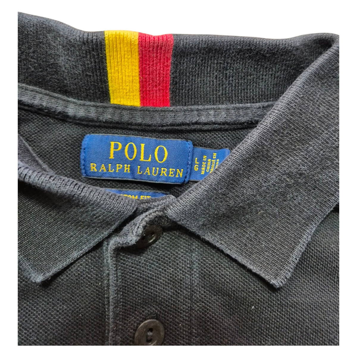 Polo Ralph Lauren Germany Polo Shirt Schwarz Rot (L)