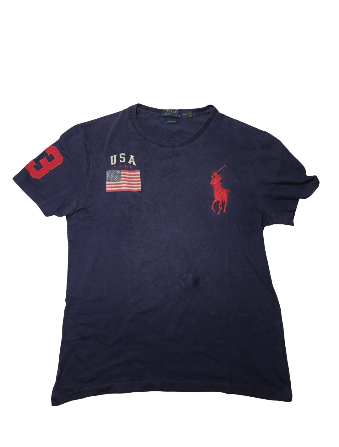 Ralph Lauren Big Pony T-Shirt Navy (M)