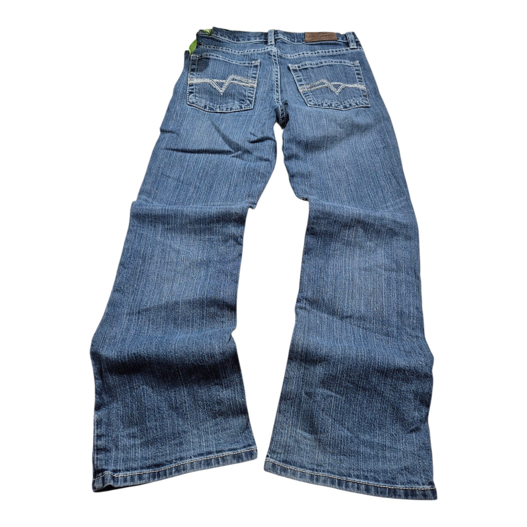 Cody James Bootcut Jeans Blue Y2K Western (XS)
