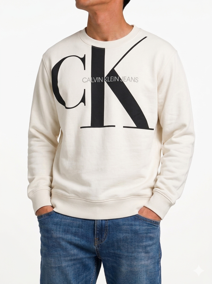 Calvin Klein Sweatshirt White (S)