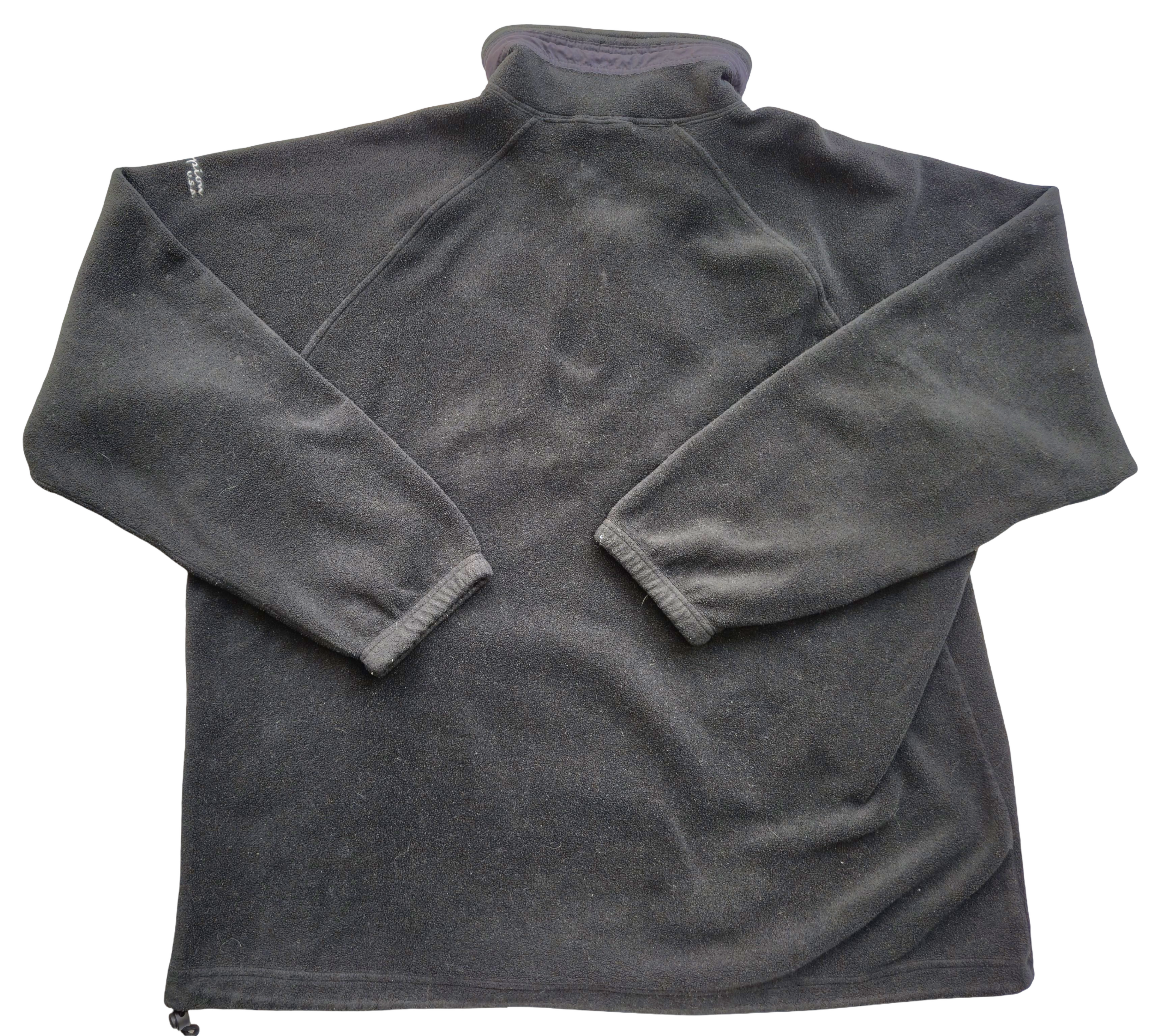 Champion Quarter Zip Fleece Black (XL)