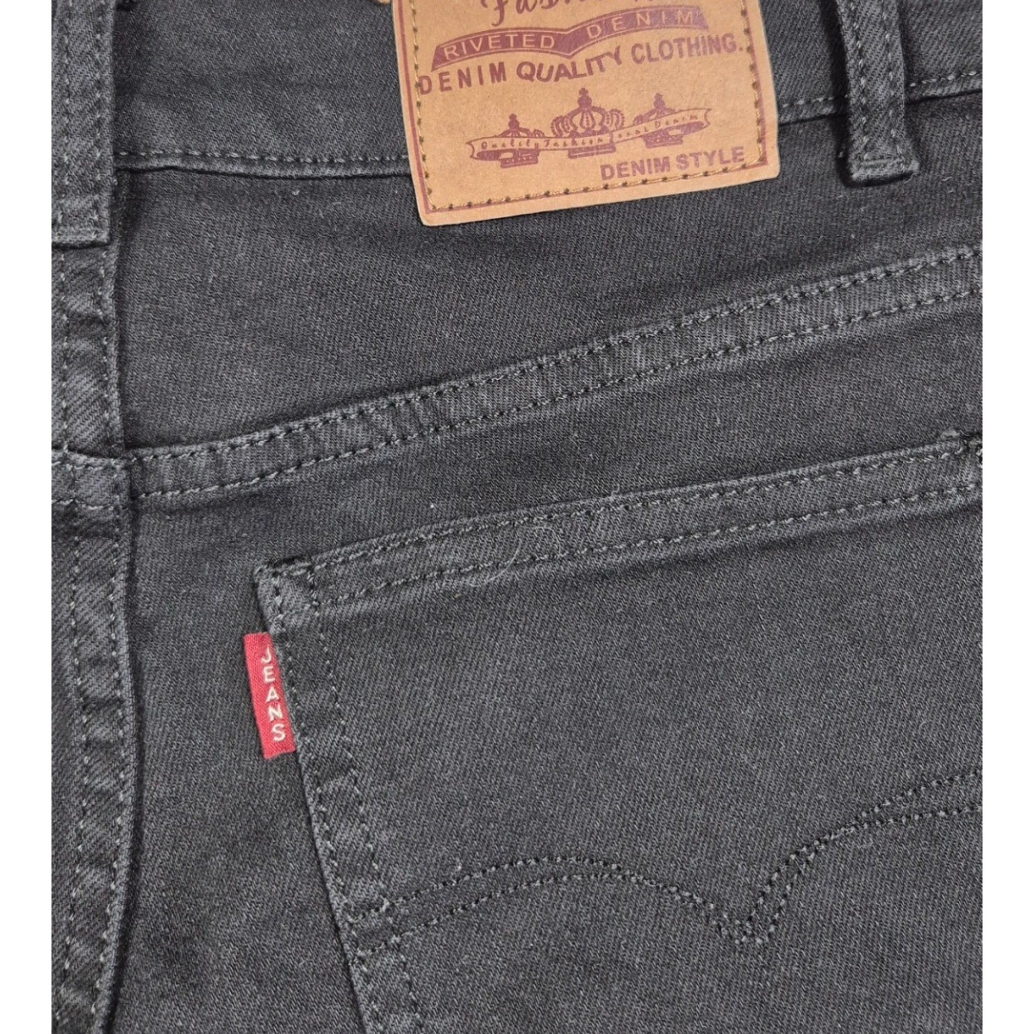 Vintage Black Bootcut Jeans Flared Y2K (XS)