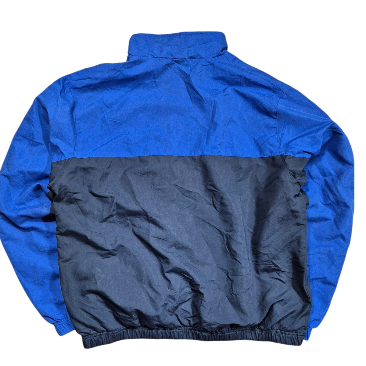 Chelsea FC Vintage Windbreaker Jacke (XL) Blau Schwarz Footballcore Y2K Retro