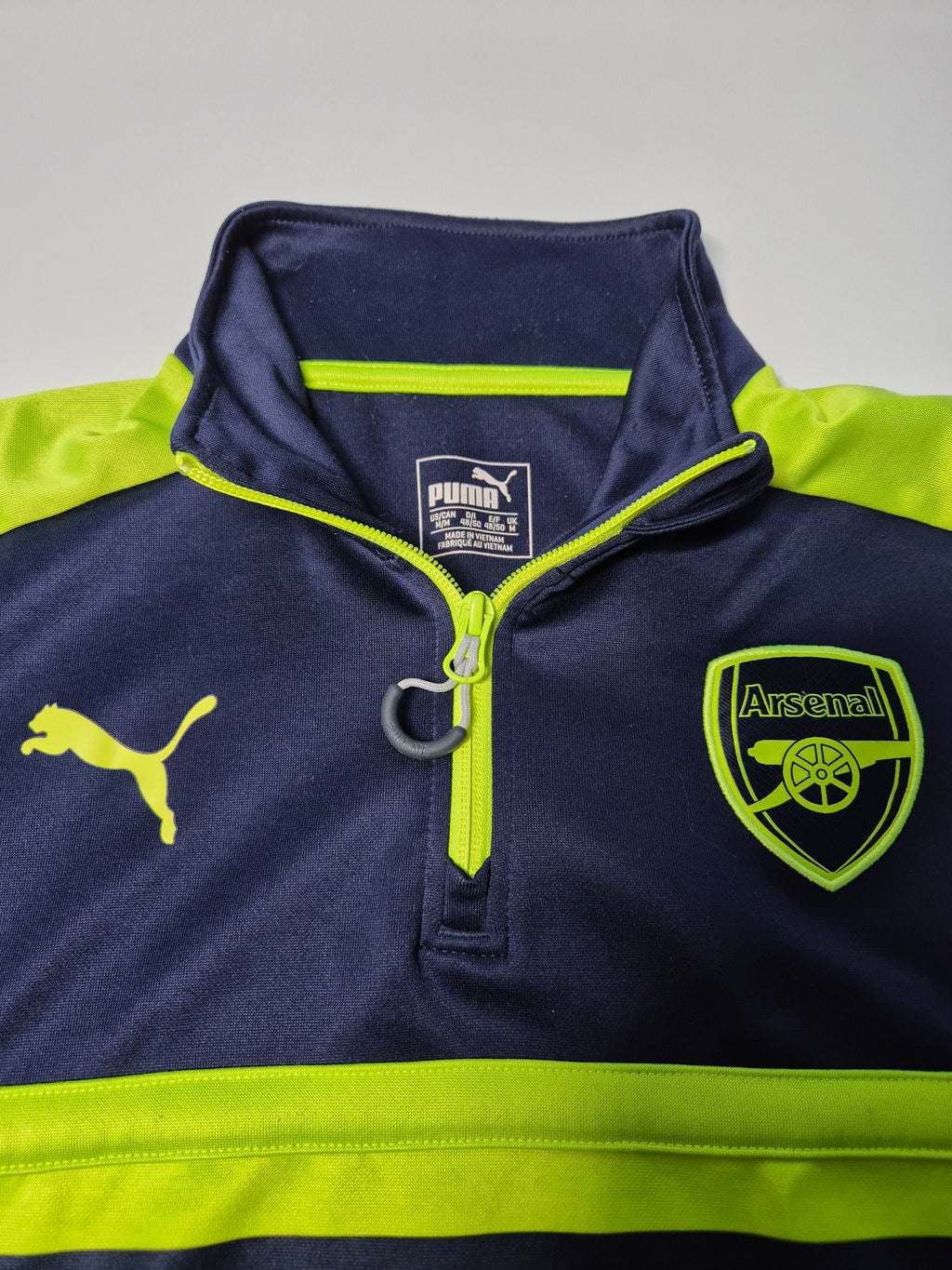 Puma Arsenal Training Top Navy Yellow (M)