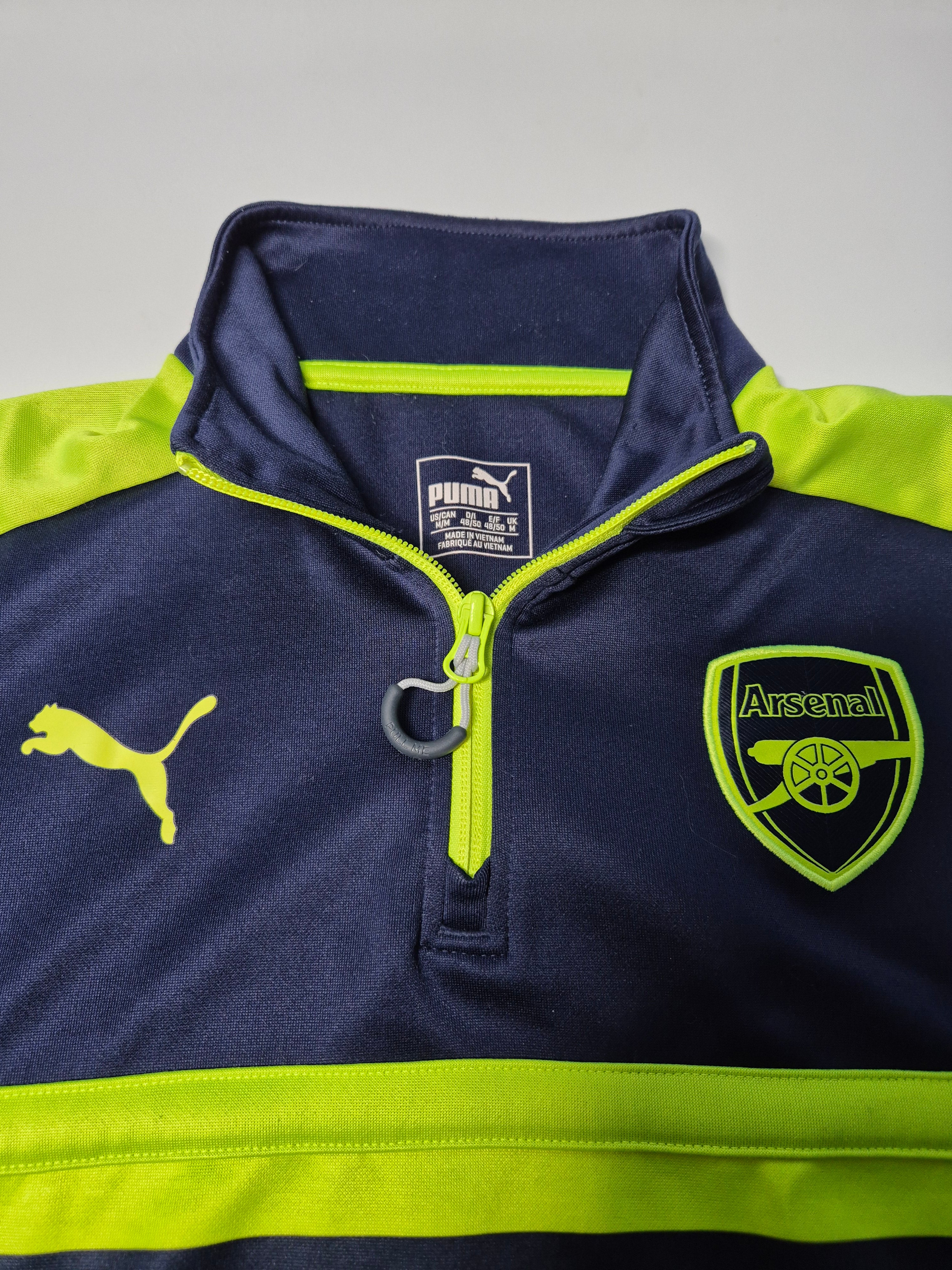 Puma Arsenal Training Top Navy Yellow (M)