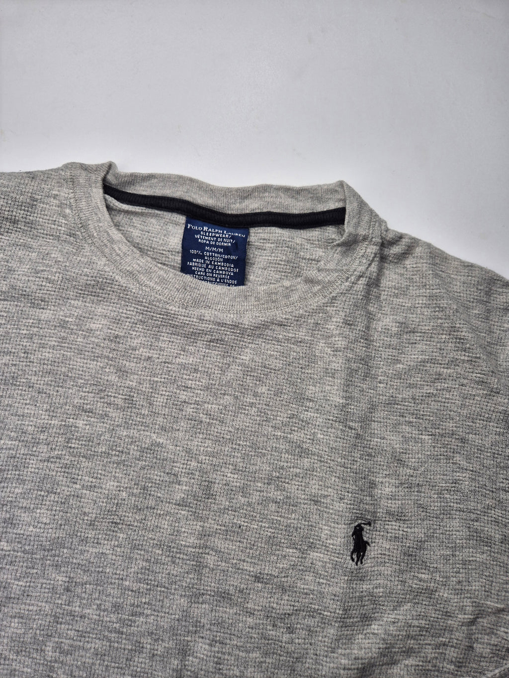 Ralph Lauren longsleeve Grey (M)