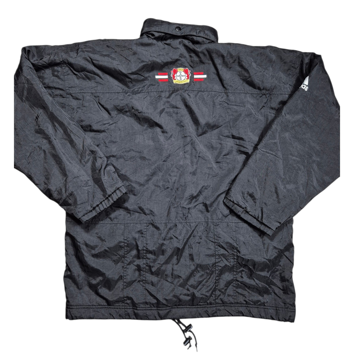 Adidas Bayer 04 Leverkusen Vintage Trainingsjacke (XL) Schwarz Retro 90s