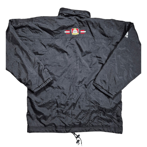 Adidas Bayer 04 Leverkusen Vintage Trainingsjacke (XL) Schwarz Retro 90s