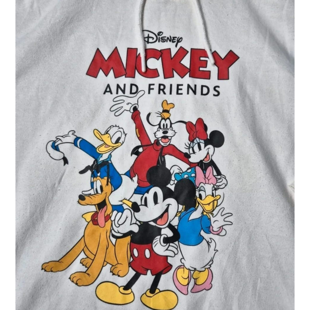 Disney Mickey and Friends Hoodie White (M)