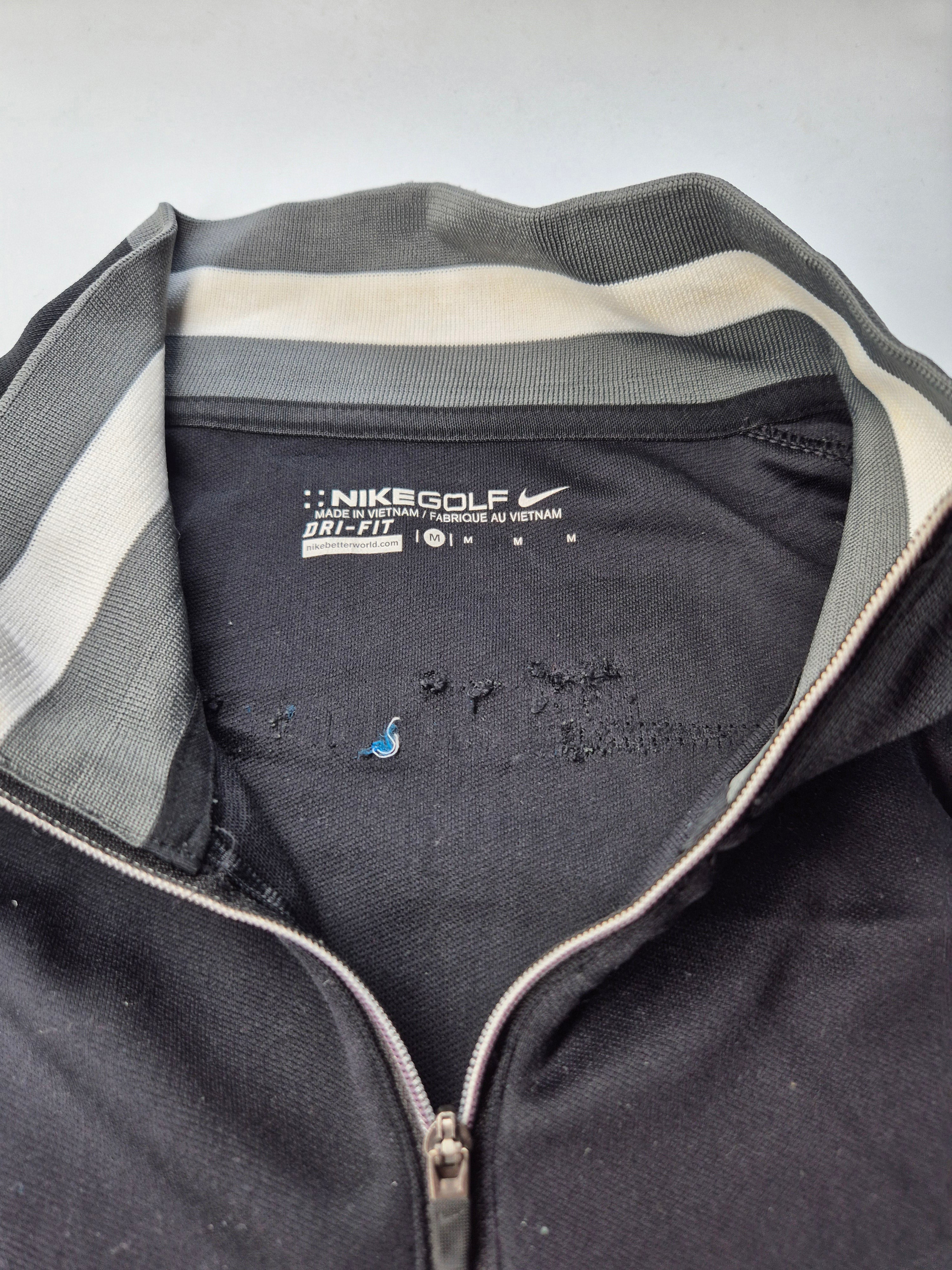 Nike Quarter Zip Training Top Black (M)