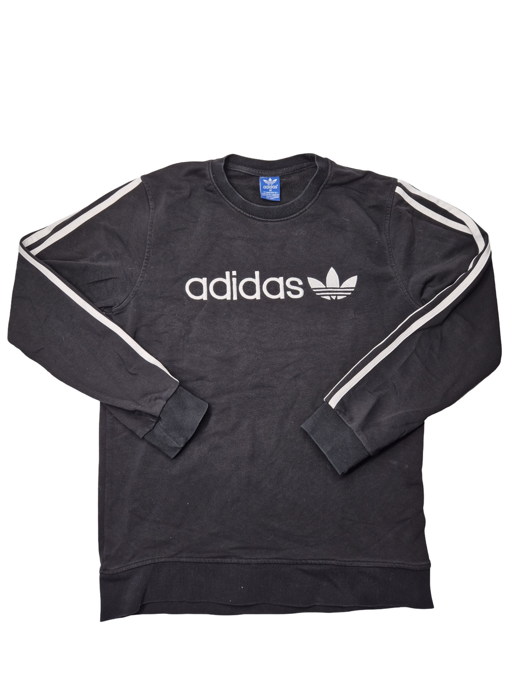 Adidas Sweatshirt Black White (M)