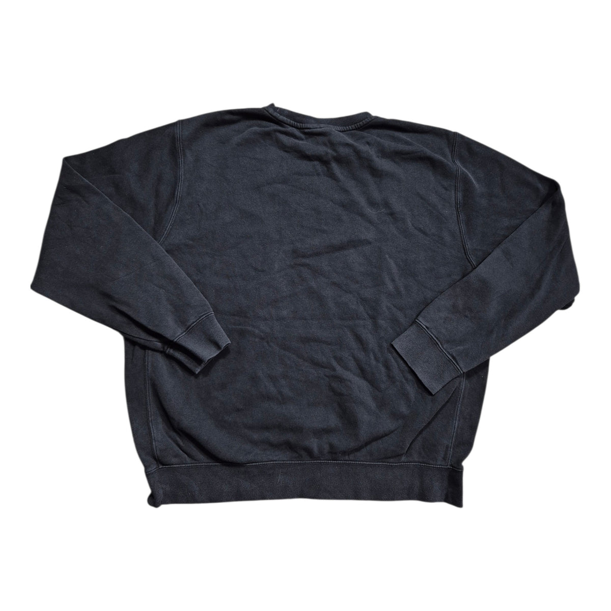 Nike Vintage Style Sweatshirt (L) Schwarz Grau Swoosh
