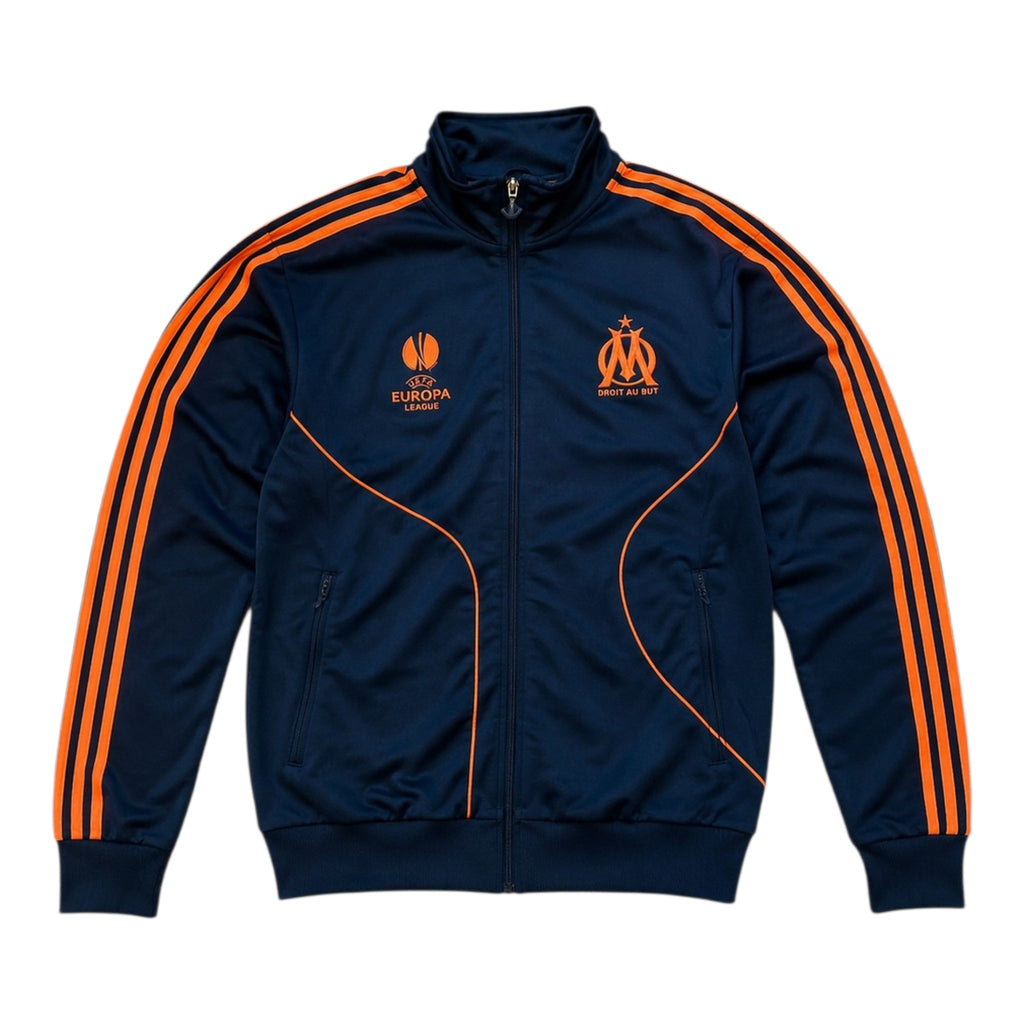 Adidas Olympique Marseille Europa League Track Jacket Navy Orange (L)