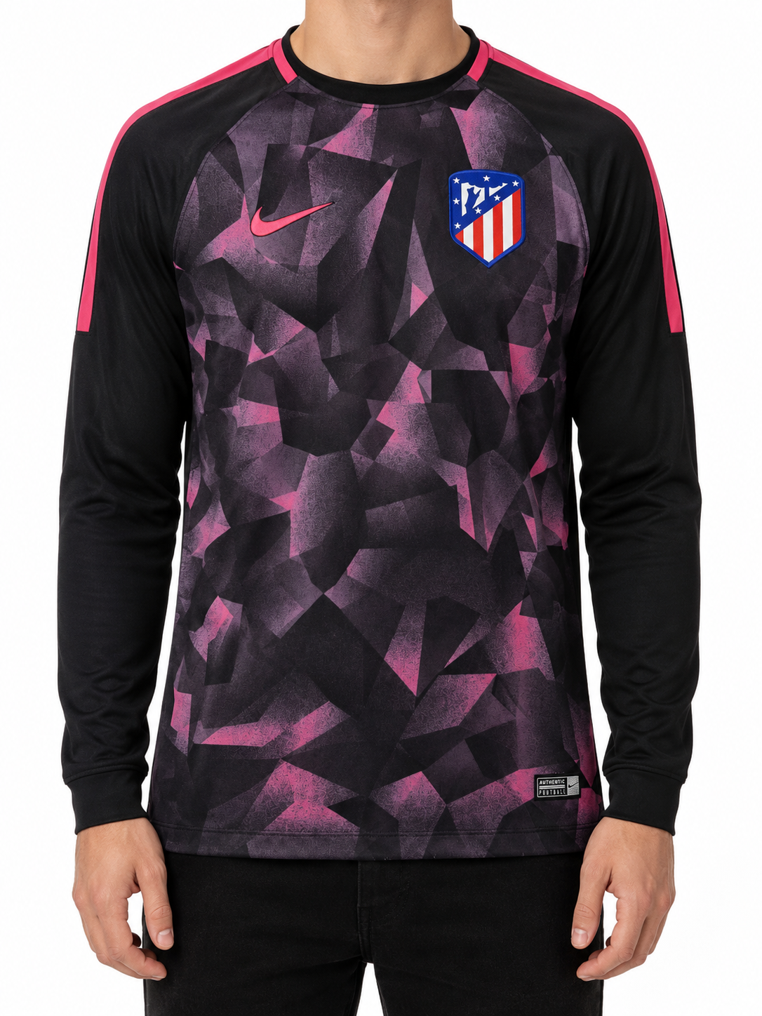 Nike Atlético Madrid Long Sleeve Black Pink (S)