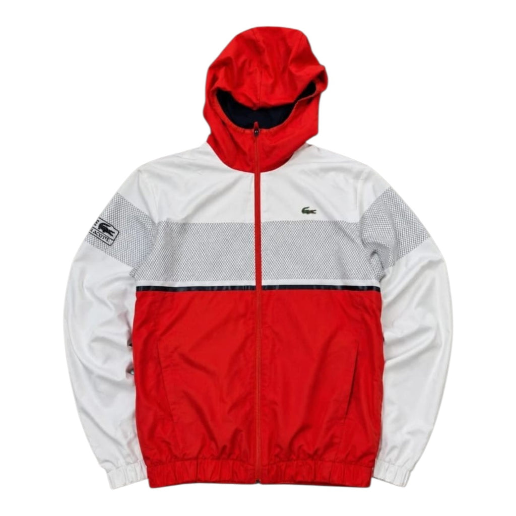 Lacoste Windbreaker Red/White (S)