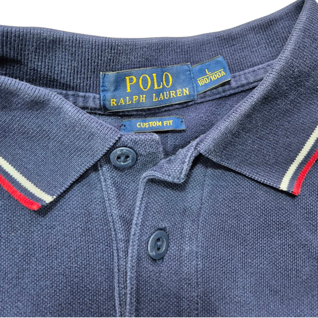 Polo Ralph Lauren USA 16 Polo Shirt Navy (L)
