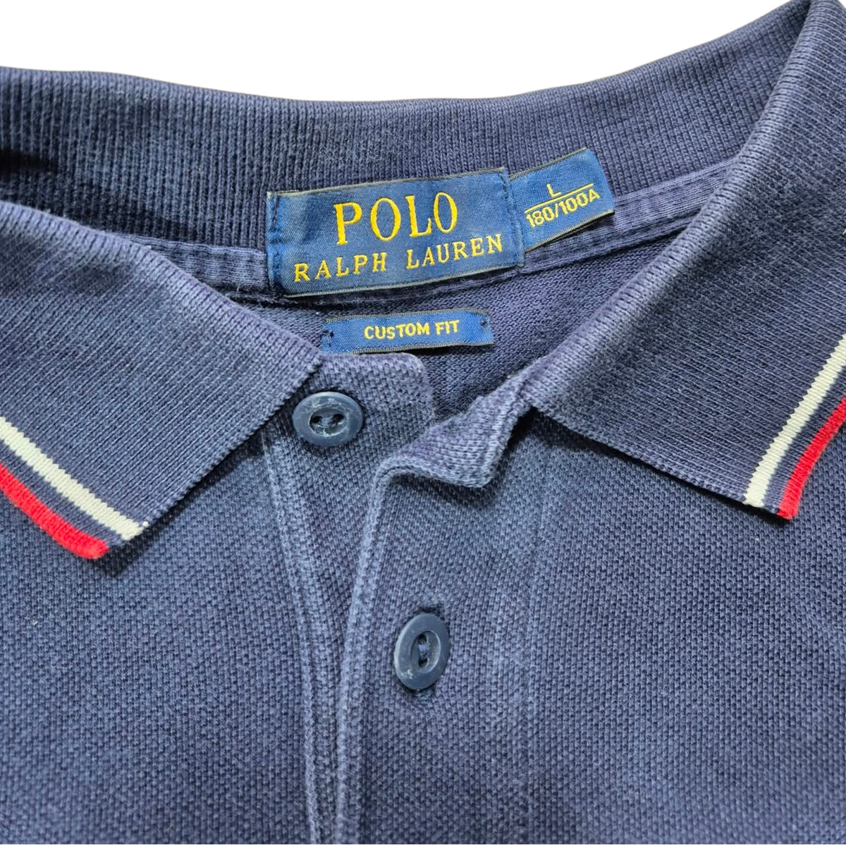 Polo Ralph Lauren USA 16 Polo Shirt Navy (L)