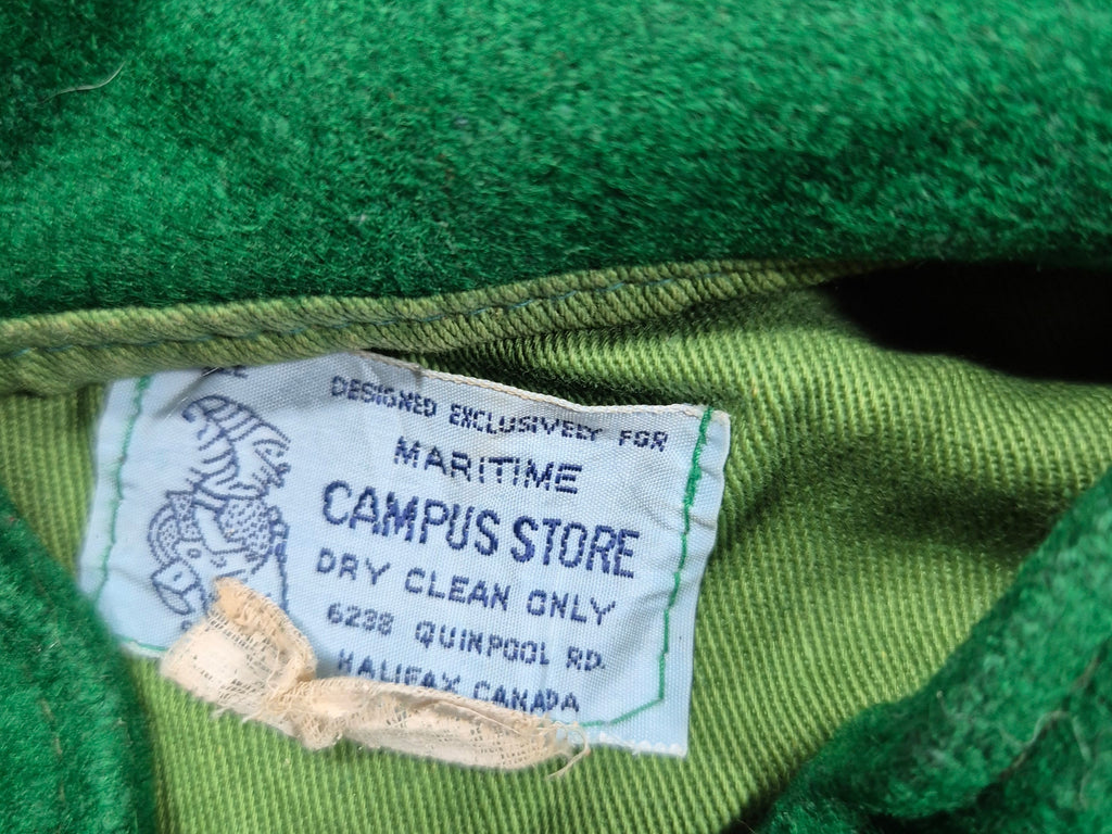 Vintage Sussex Rangers 1985 Varsity Jacket (S) College Lederärmel