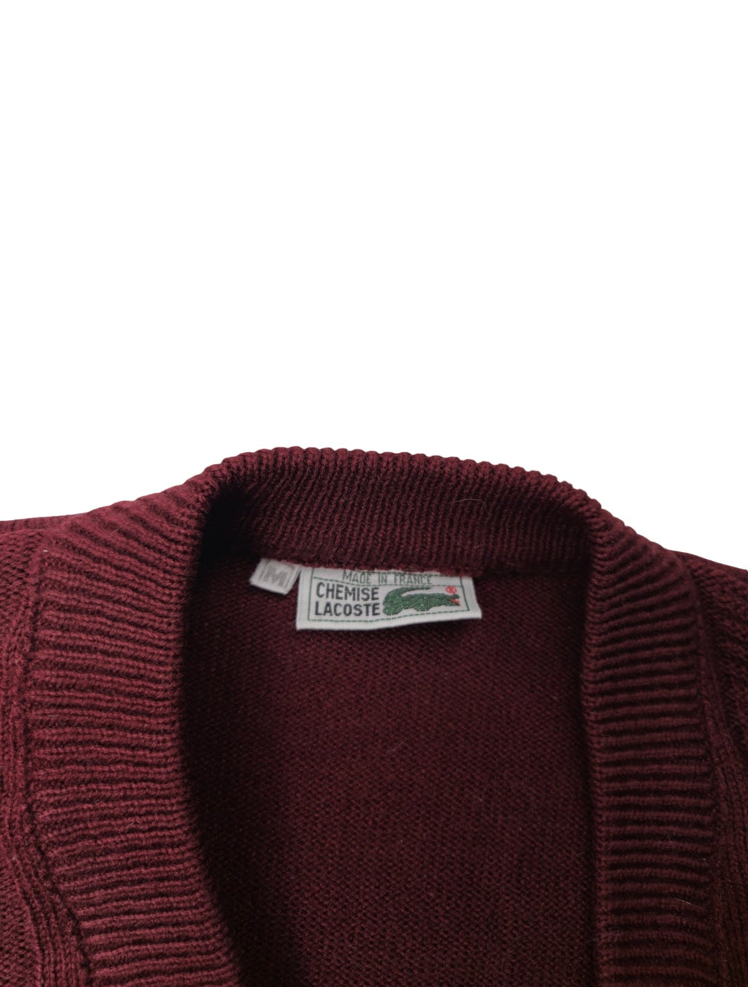Lacoste Vintage Sweater Burgundy (M)