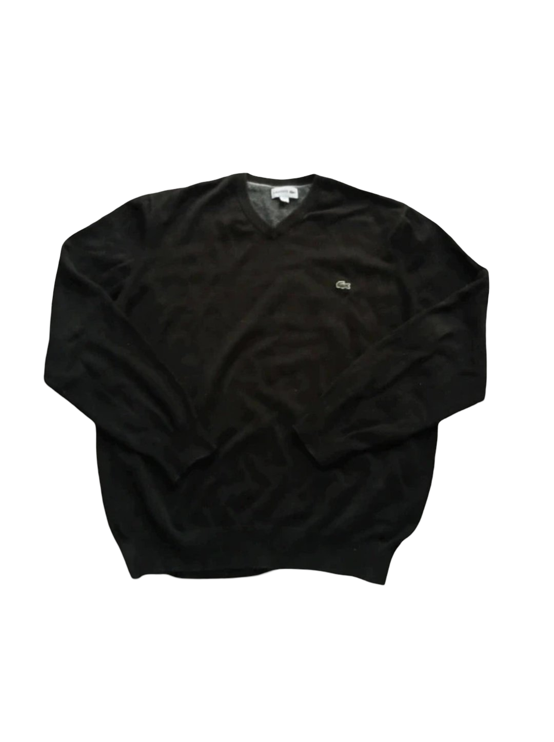 Lacoste V-Neck Sweater Black (XL)