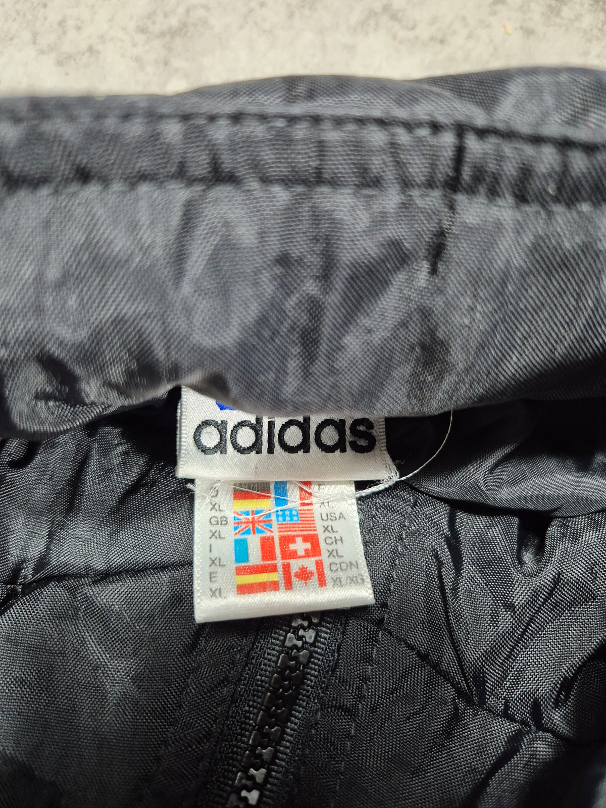Adidas Bayer 04 Leverkusen Vintage Trainingsjacke (XL) Schwarz Retro 90s