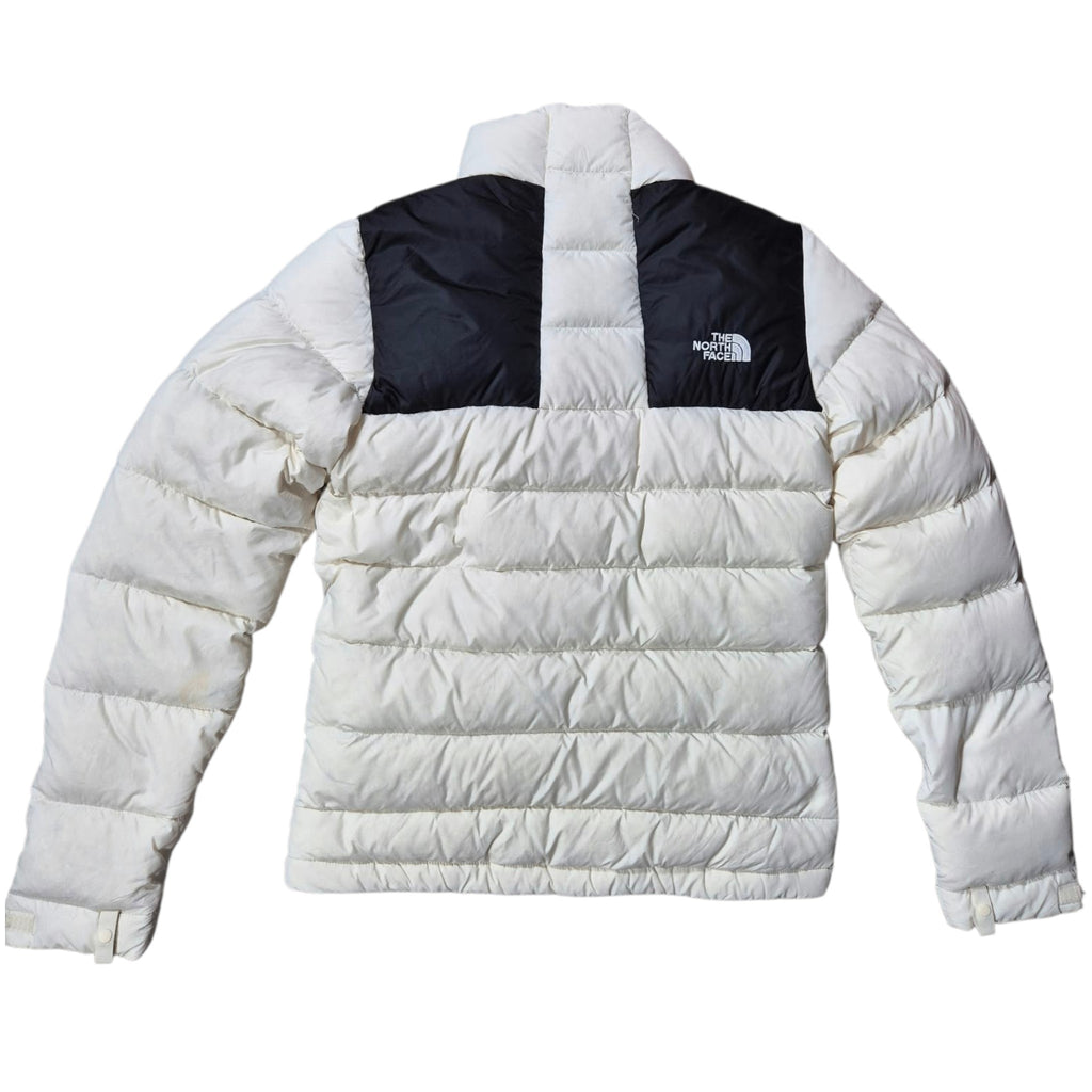 The North Face Puffer Jacke Weiß Schwarz (XS)