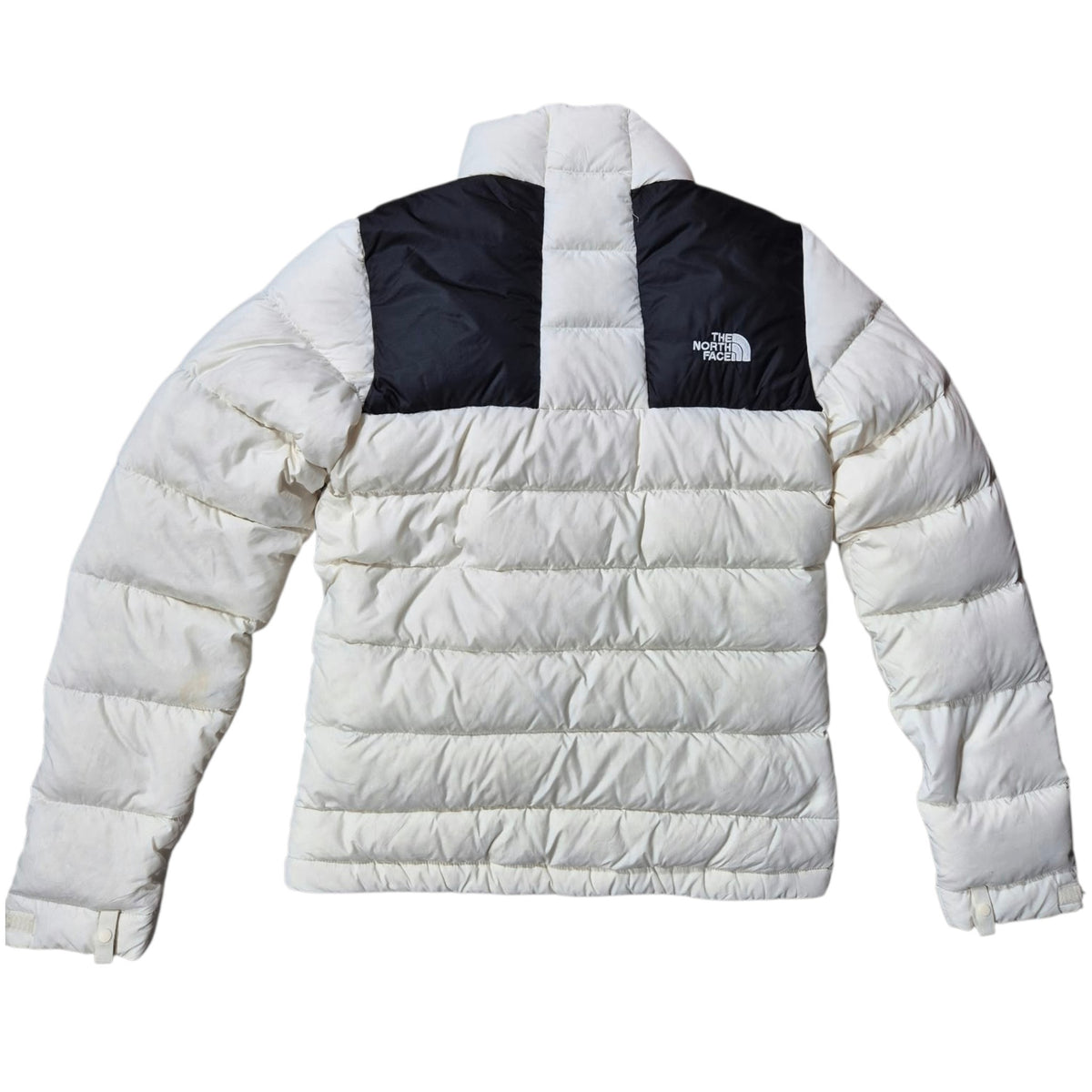 The North Face Puffer Jacke Weiß Schwarz (XS)