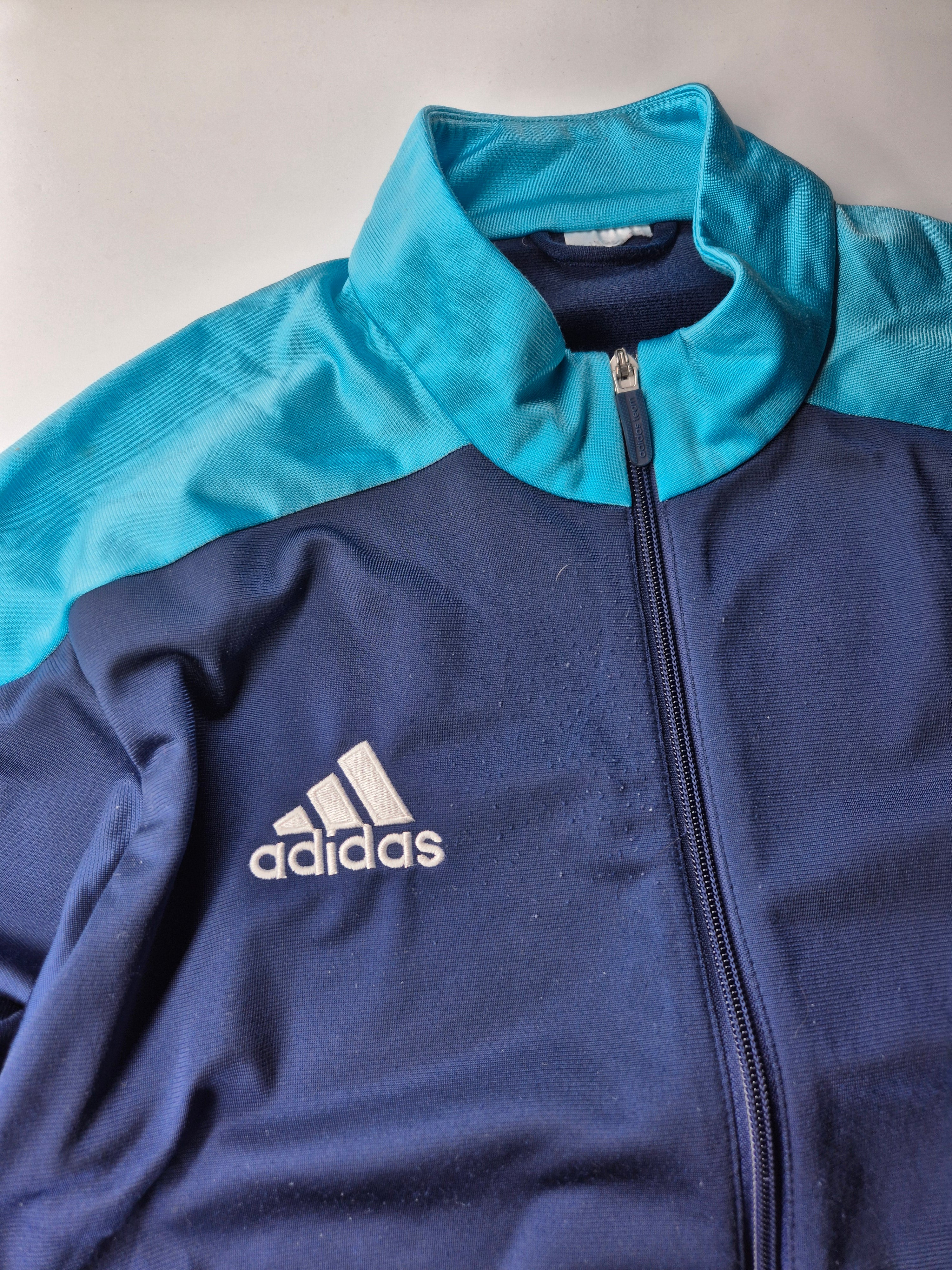 Adidas Track Jacket Blue Turquoise (L)