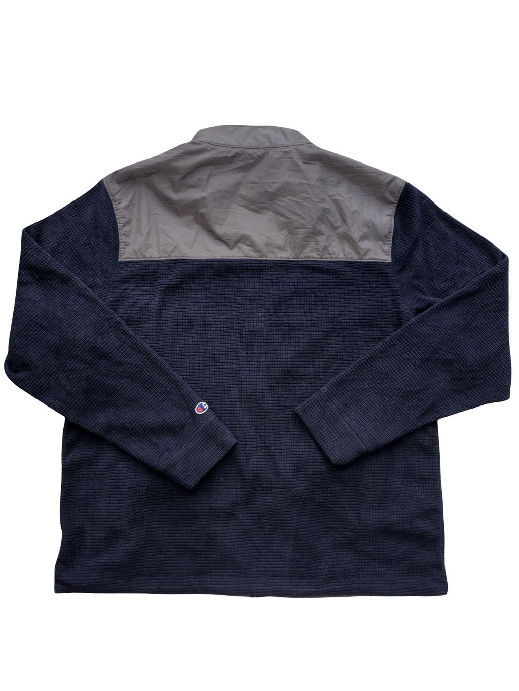 Champion Fleece Zip Jacket Navy Grey (L)