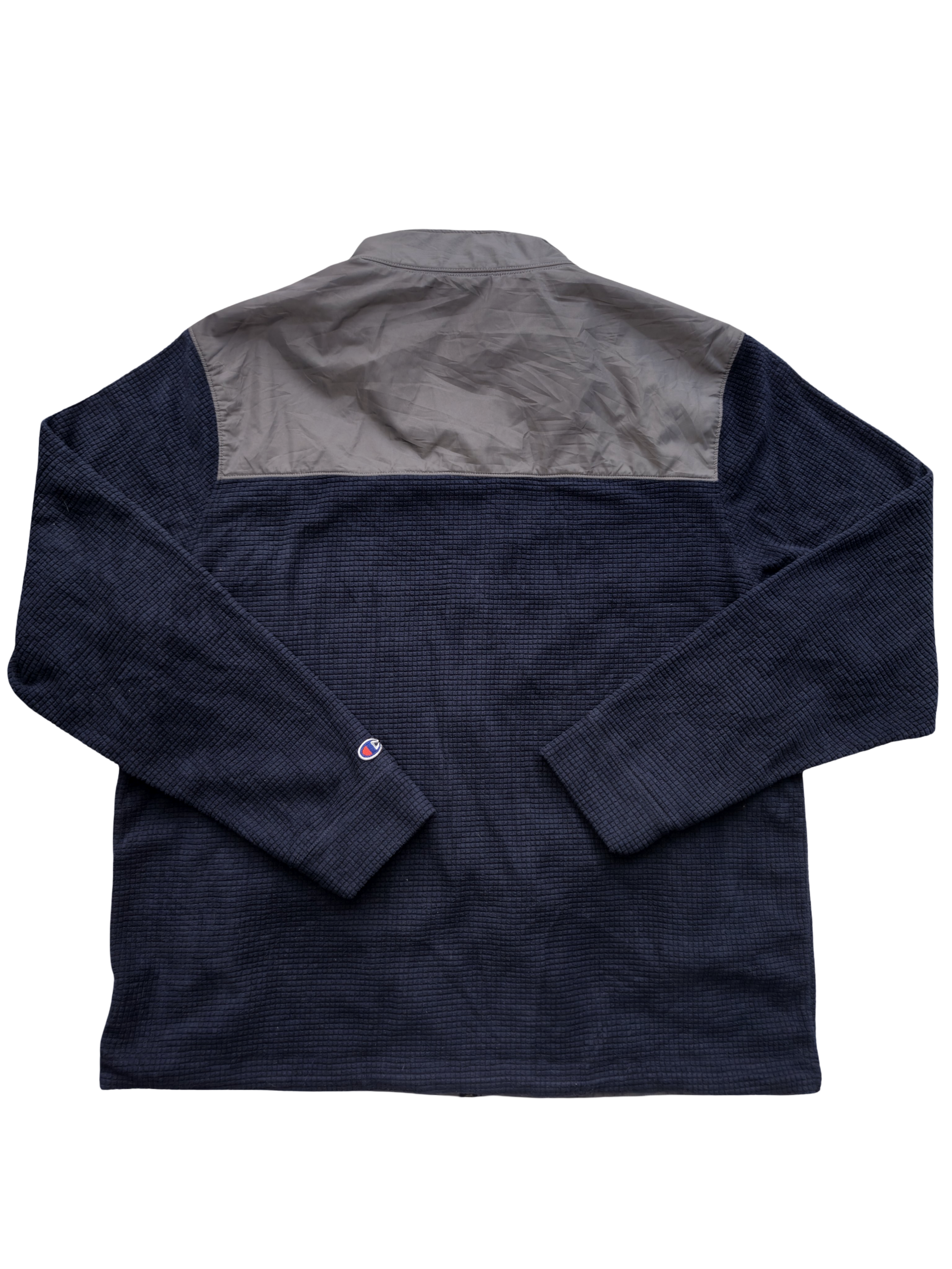 Champion Fleece Zip Jacket Navy Grey (L)