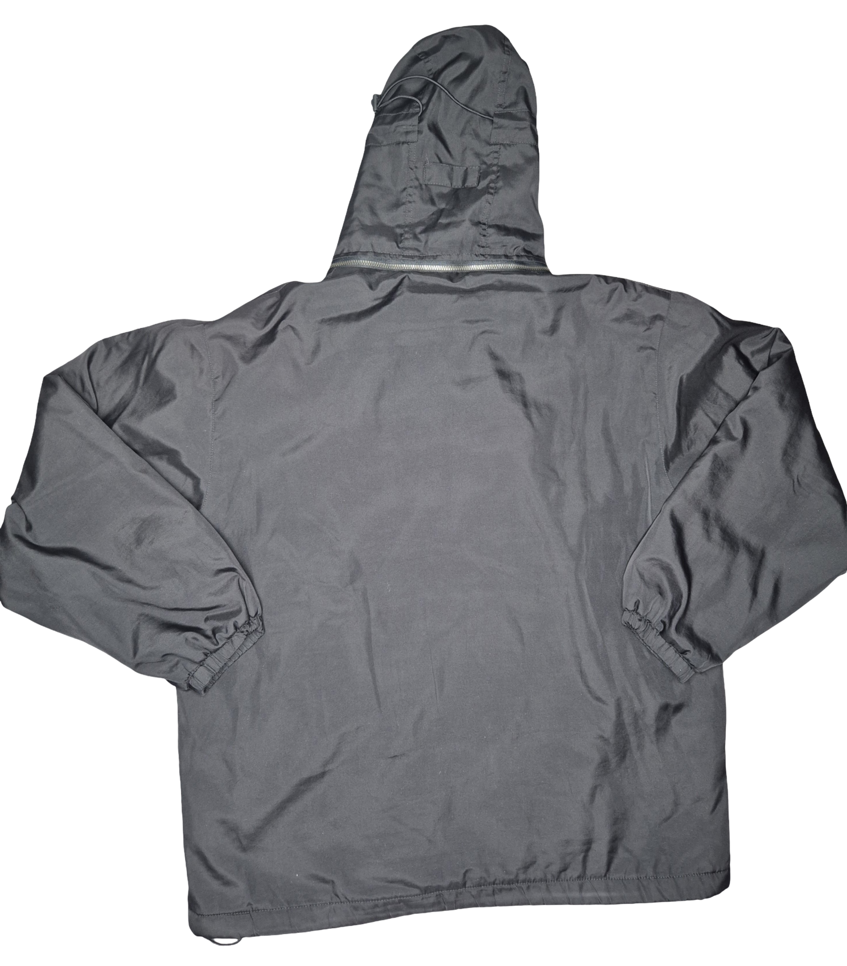 Vintage Kappa Windbreaker Jacket Black (L)