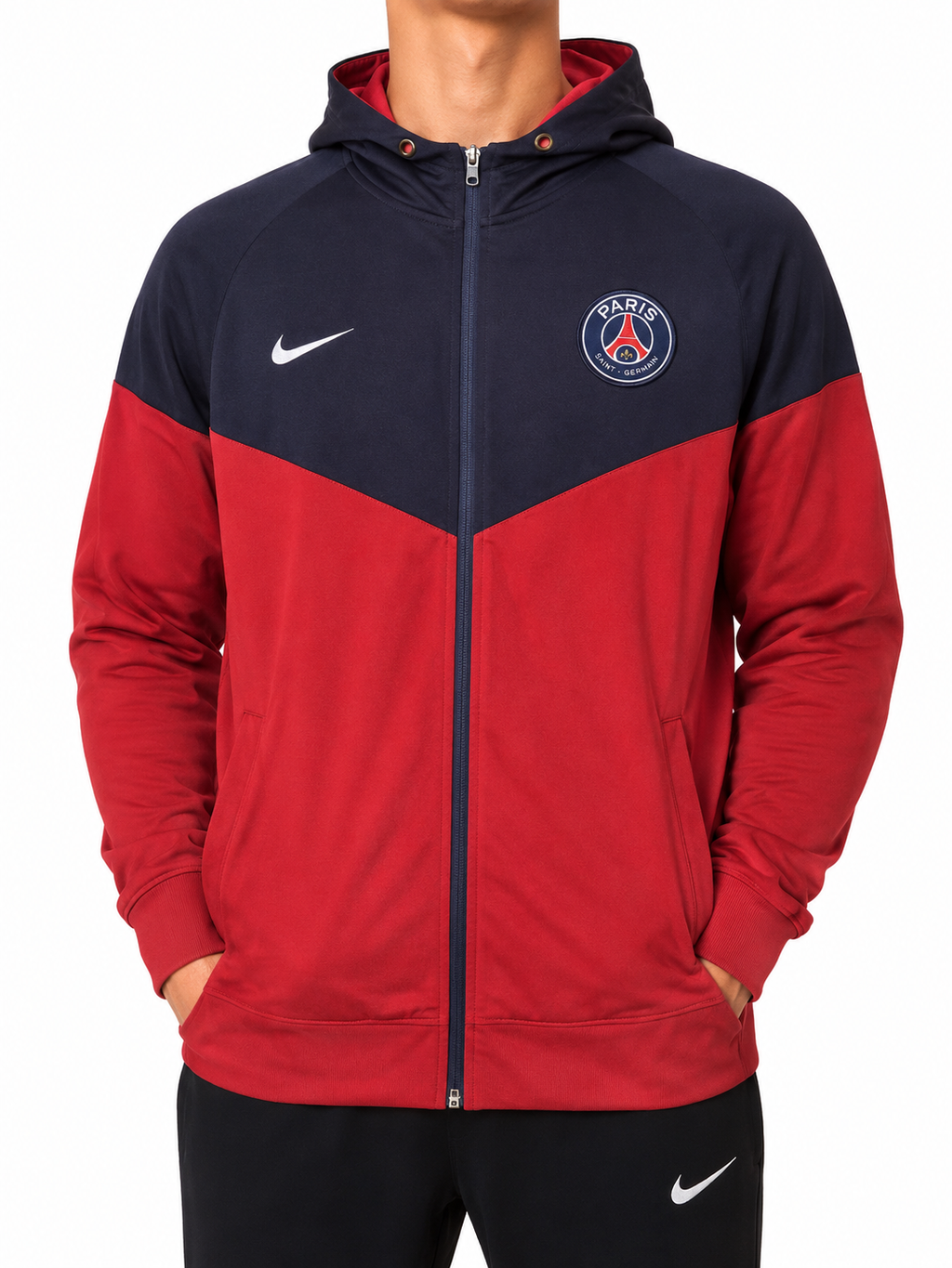 Nike PSG Track Jacket Red Blue (S)