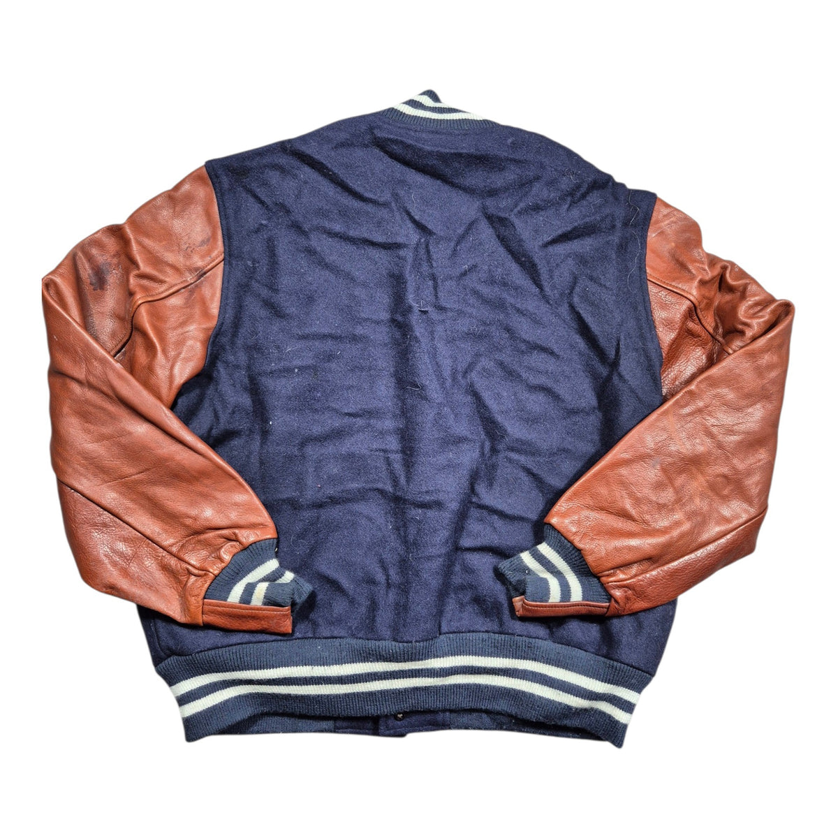 Vintage Golden Bear Varsity Jacket (XL) Made in USA Echtleder Playboy Bunny Collegejacke 90s