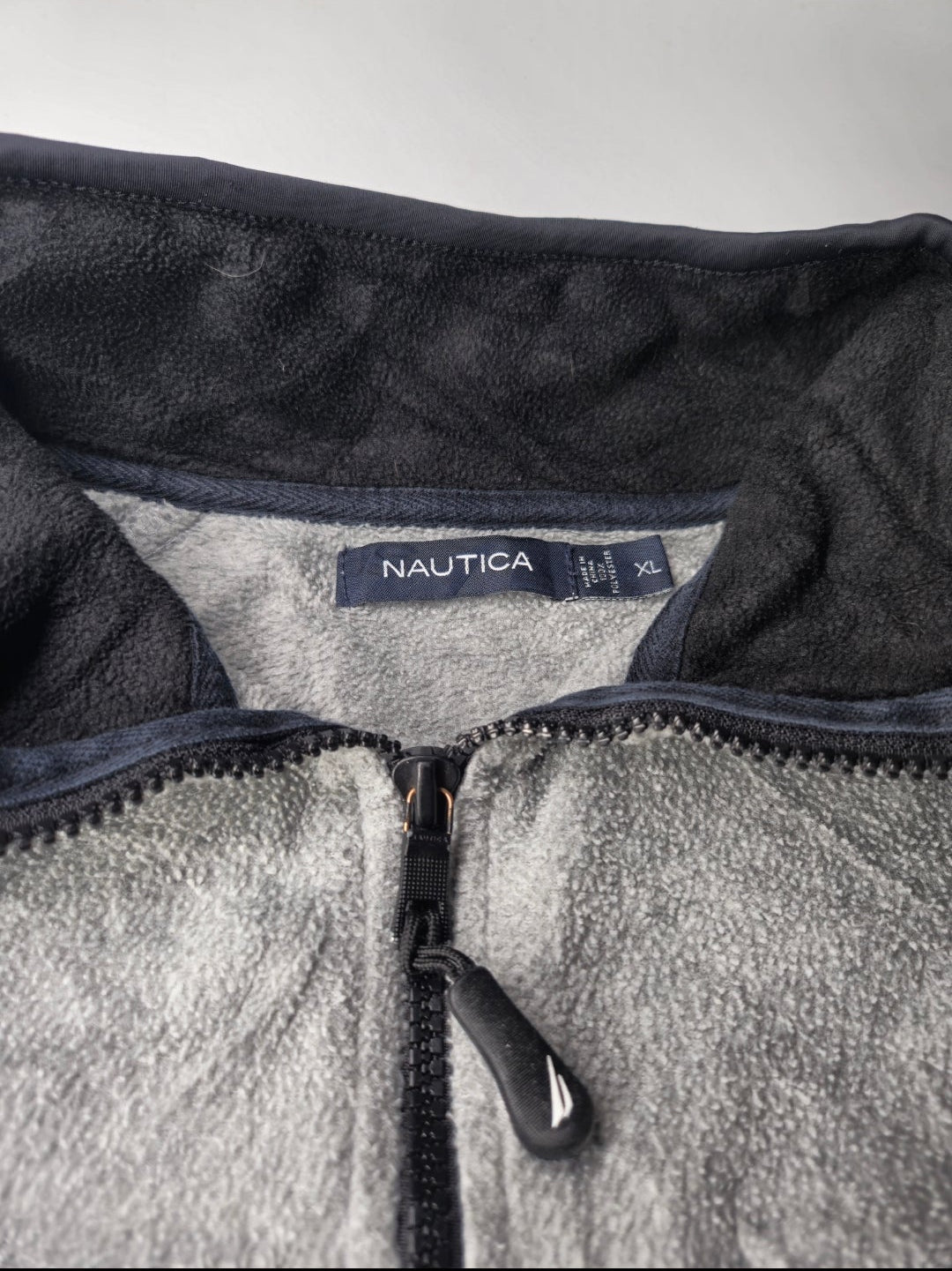 Nautica Quarter Zip Fleecejacket Grey (XL)