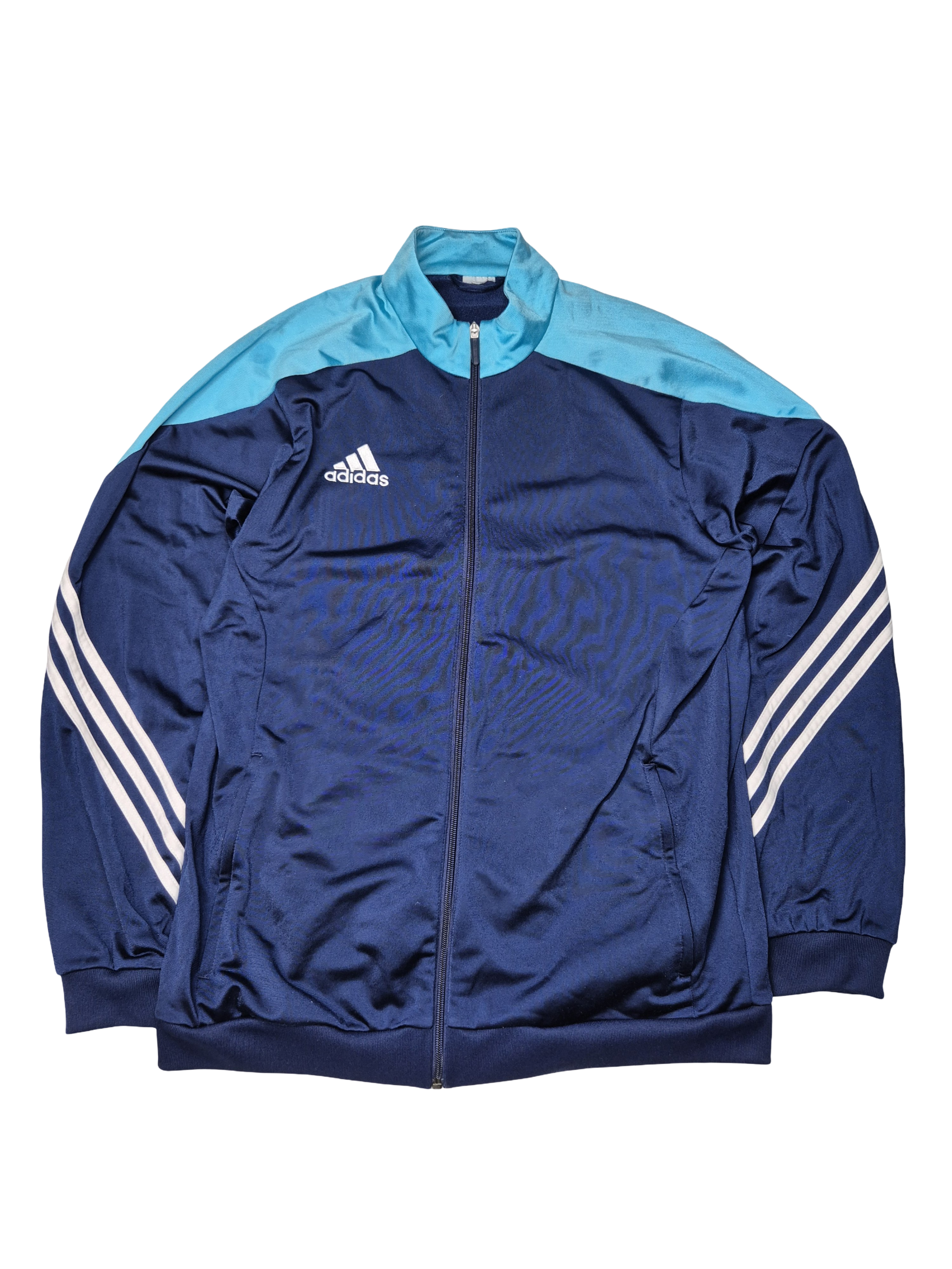 Adidas Track Jacket Blue Turquoise (L)