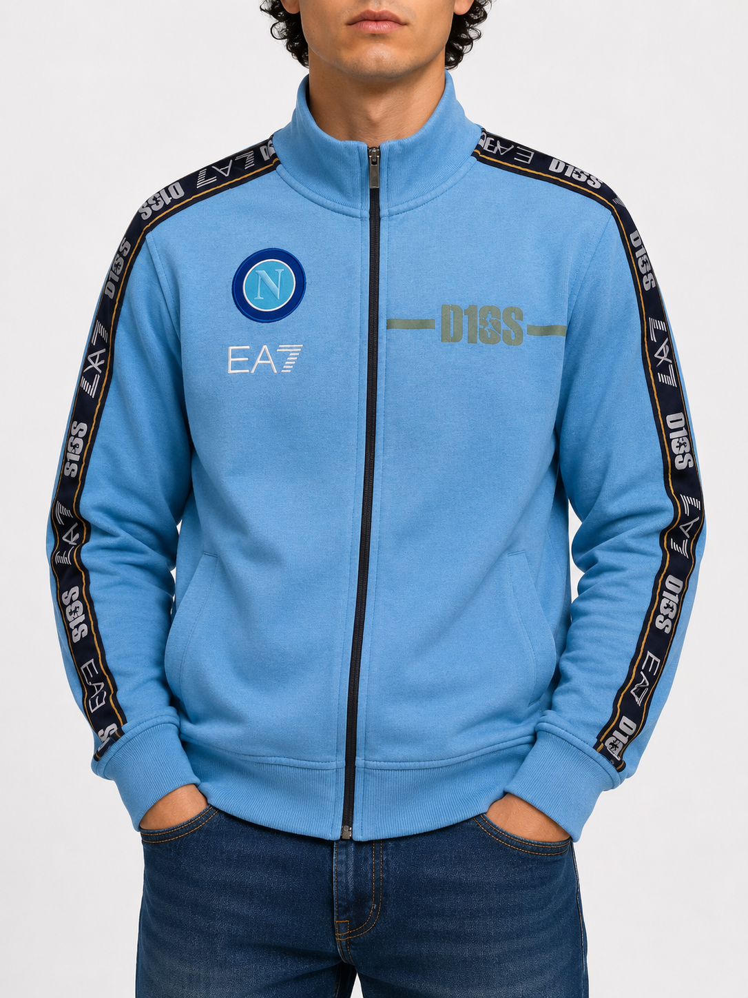 EA7 Emporio Armani Napoli Track Jacket Blue (S)