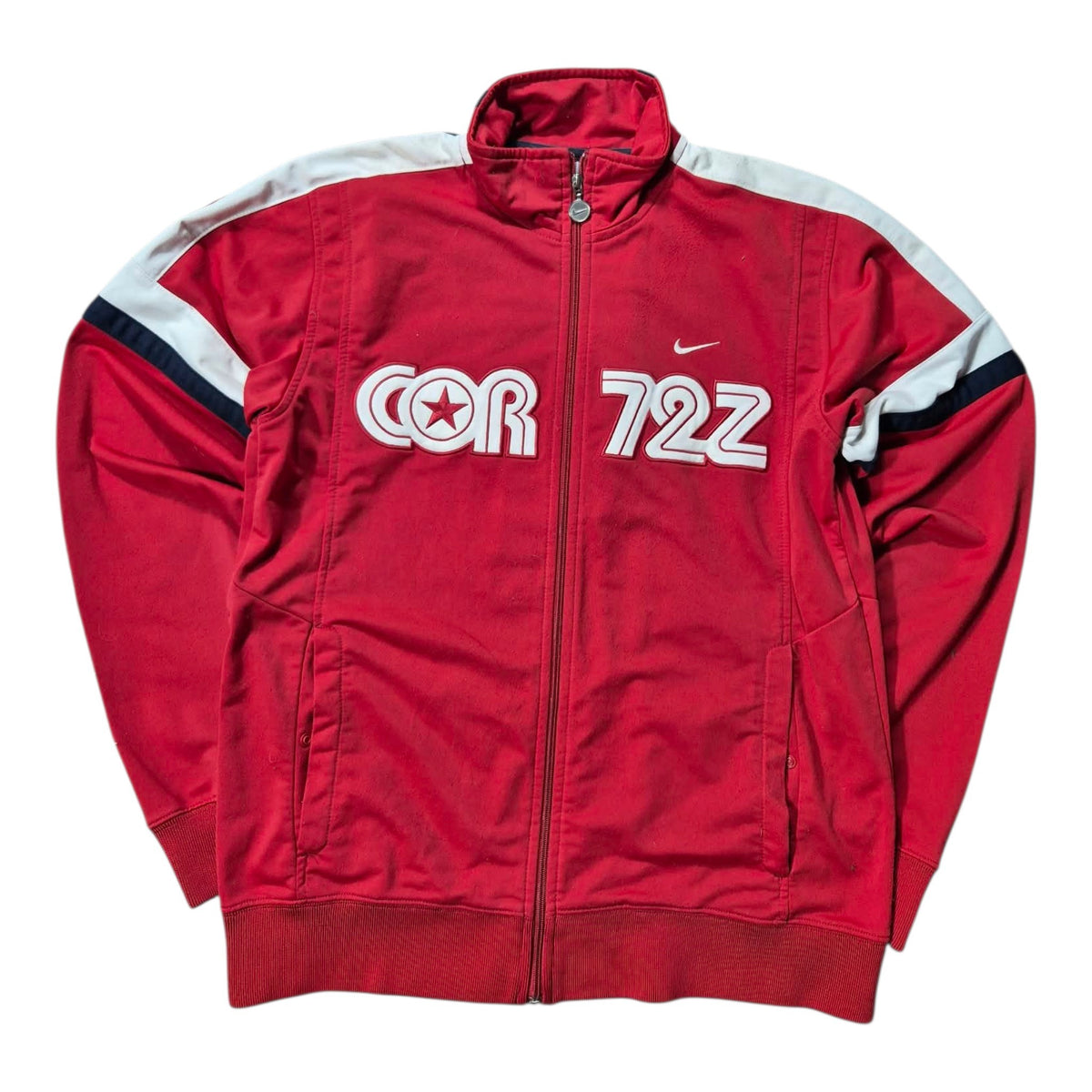 Nike COR 72Z Vintage Tracksuit (S) Red Navy Y2K 2000s