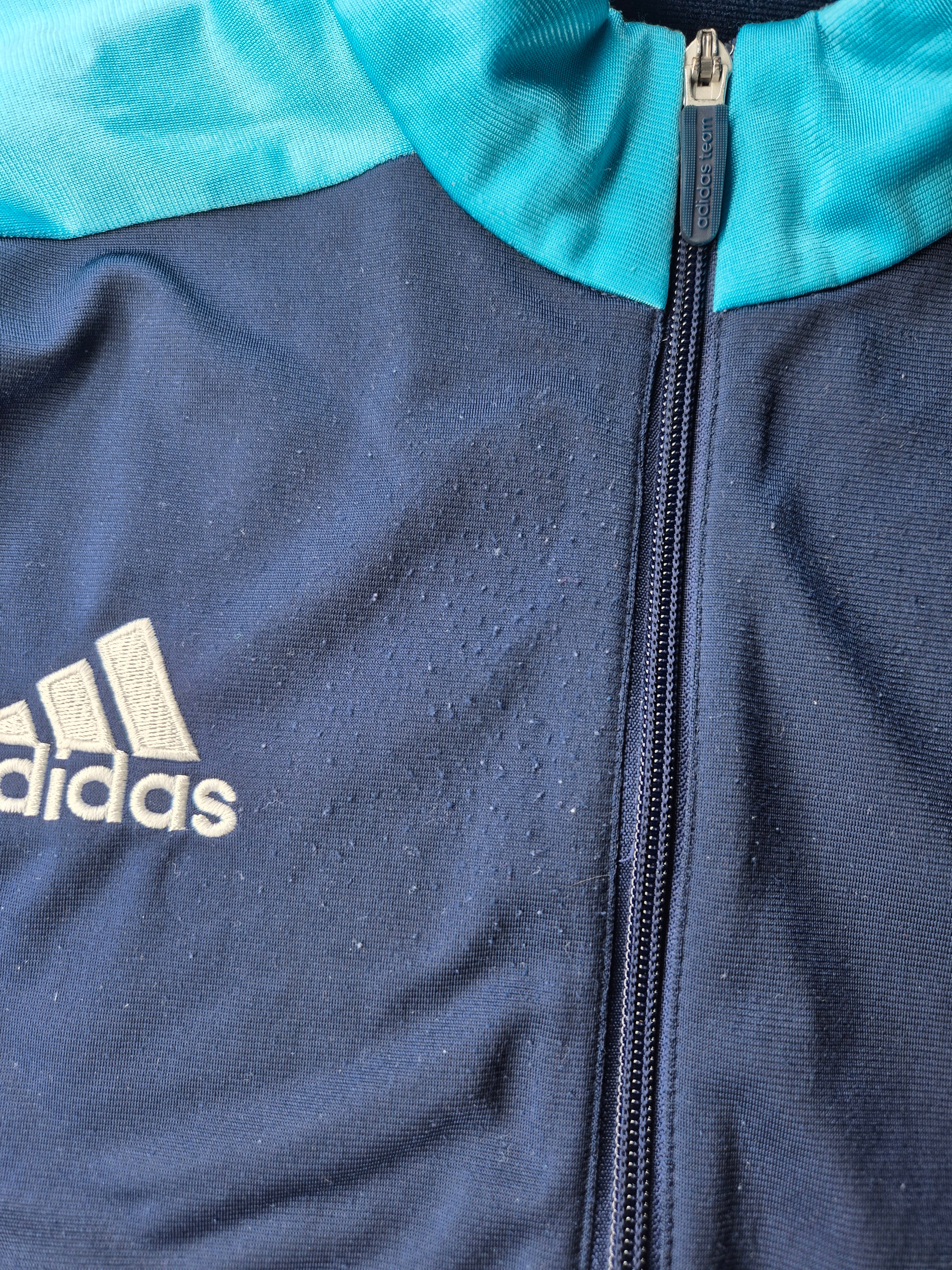 Adidas Track Jacket Blue Turquoise (L)