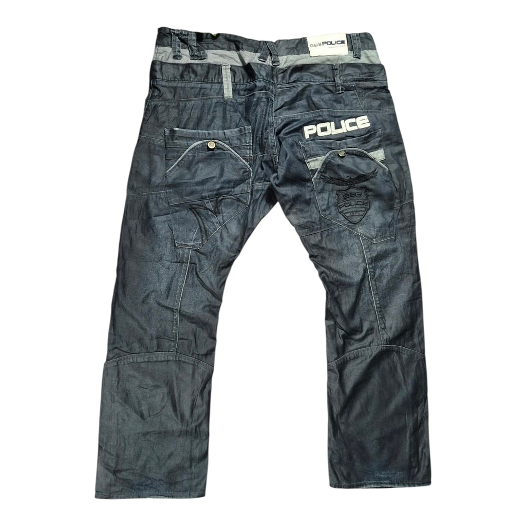 883 Police Y2K Baggy Cargo Jeans W40 Vintage 2000s Hip Hop Pasha Style