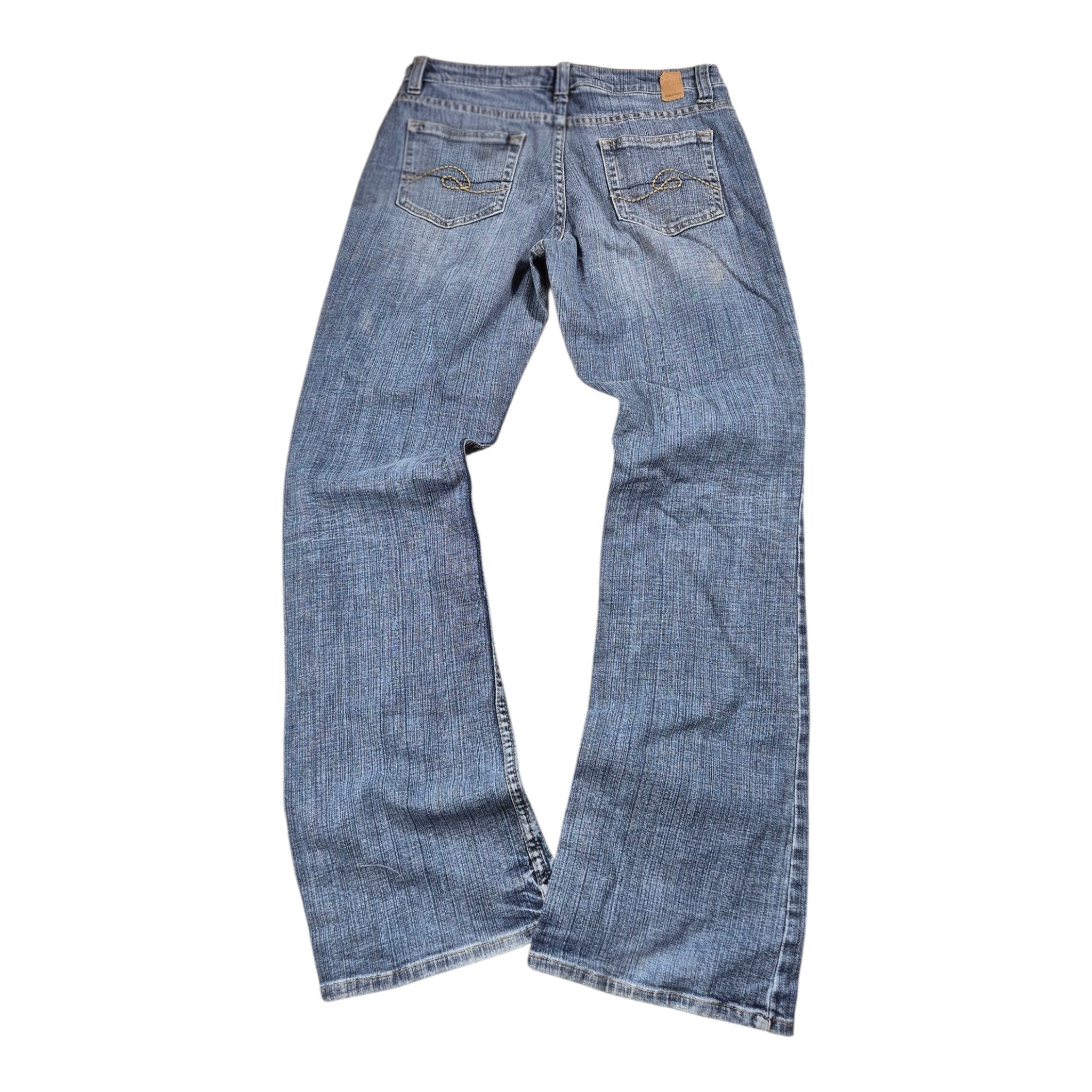 Vintage Bootcut Jeans Blue Y2K Flared Denim (S)