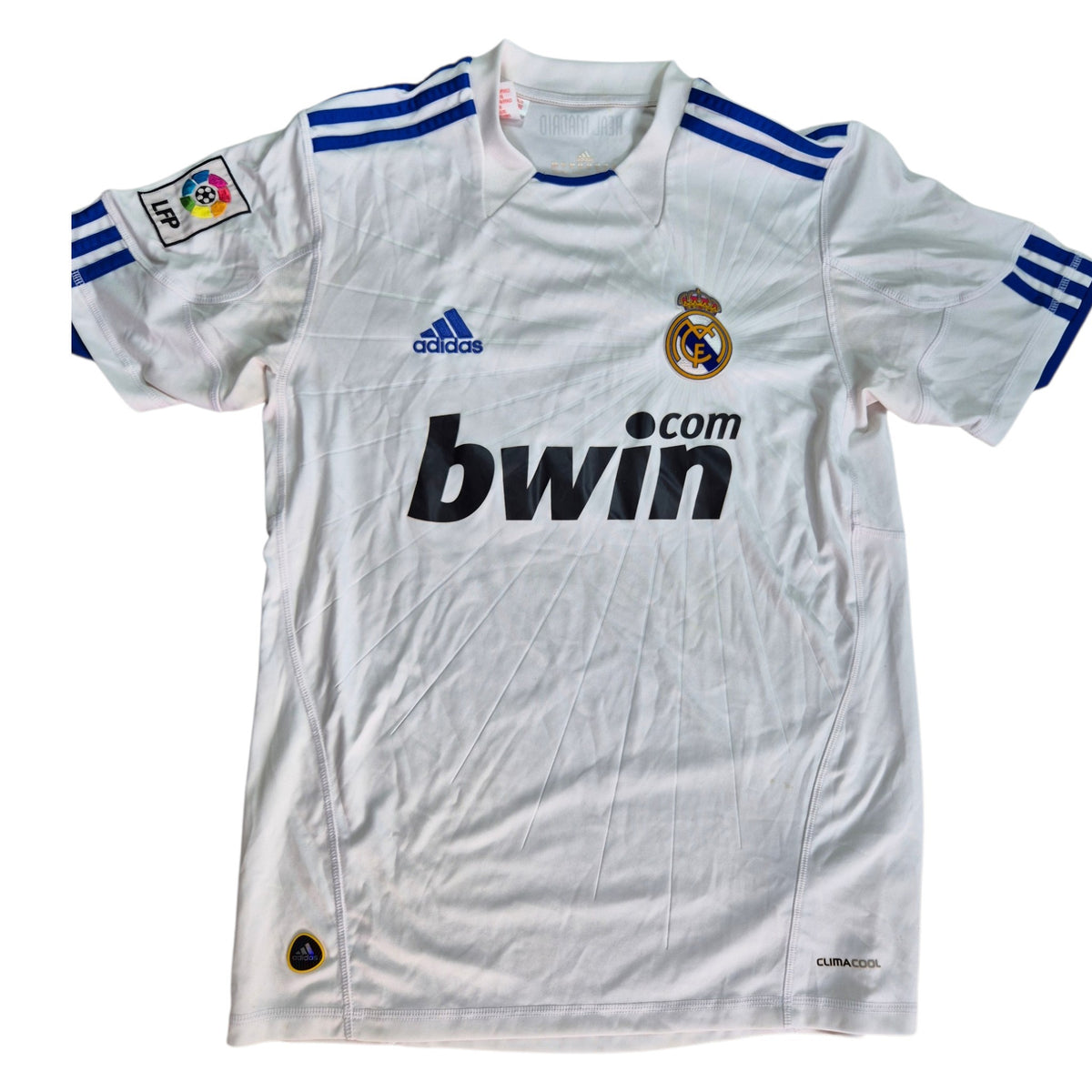 Real Madrid Adidas Trikot 2010/11 Weiß M Vintage Y2K