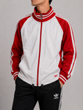 Asics Track Jacket Vintage Red White (M)