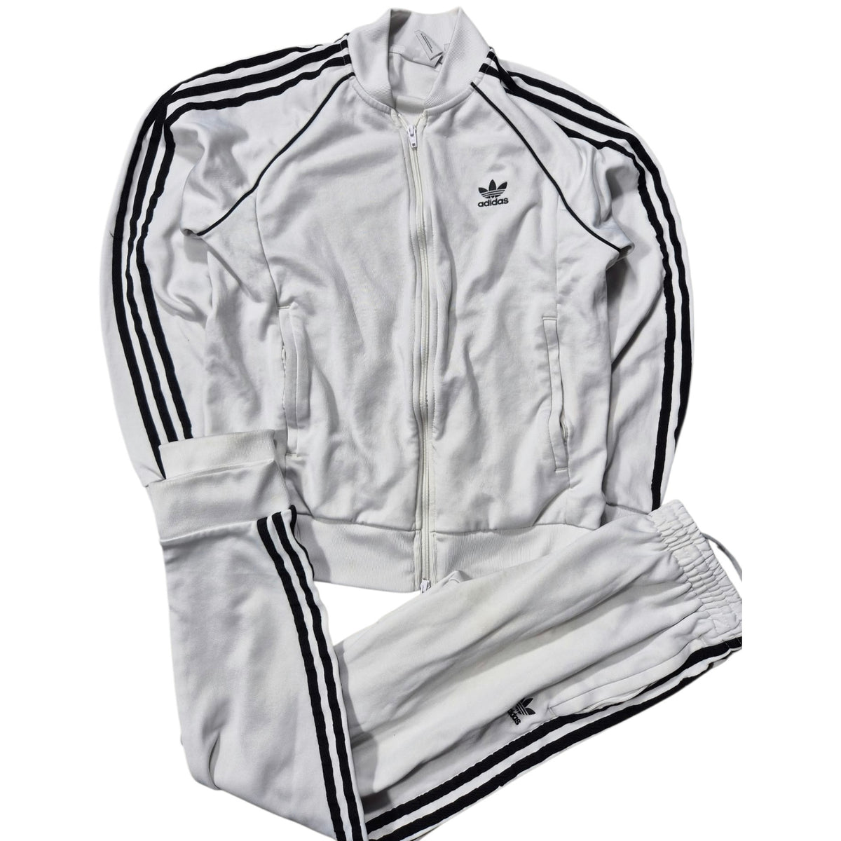 Adidas Firebird Originals Tracksuit Weiß Schwarz (S)