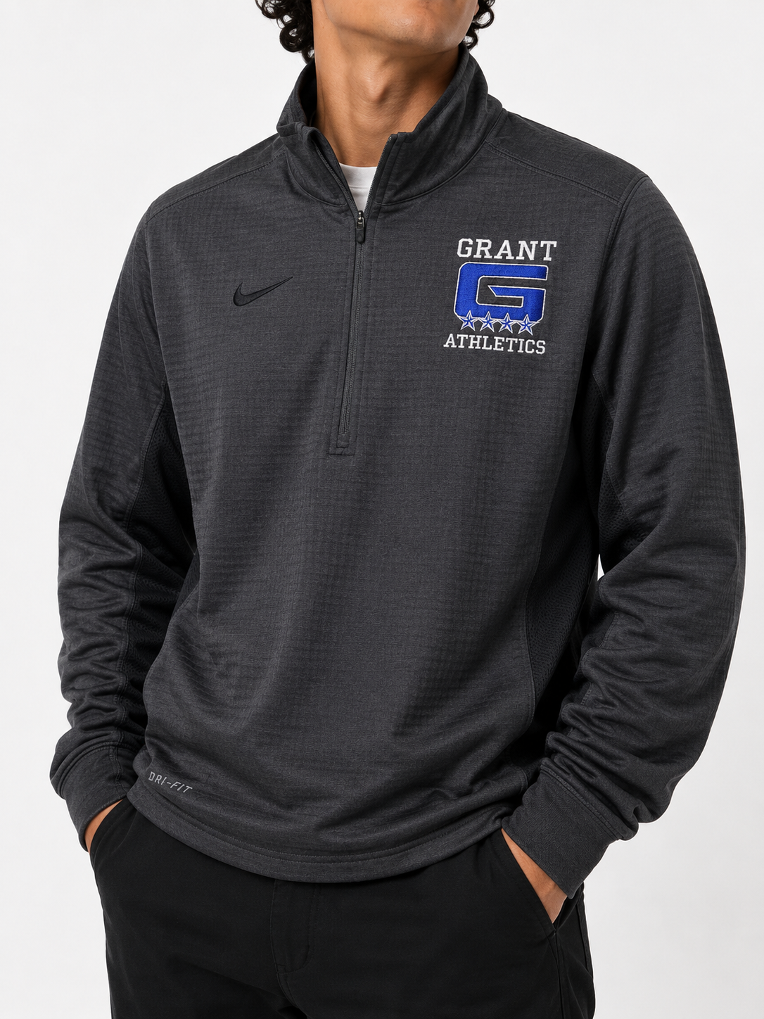 Nike Training Top Grey Quarter Zip (M)