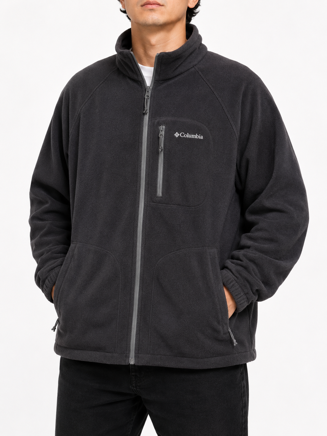 Columbia Fleece Jacket Vintage Black (XL)