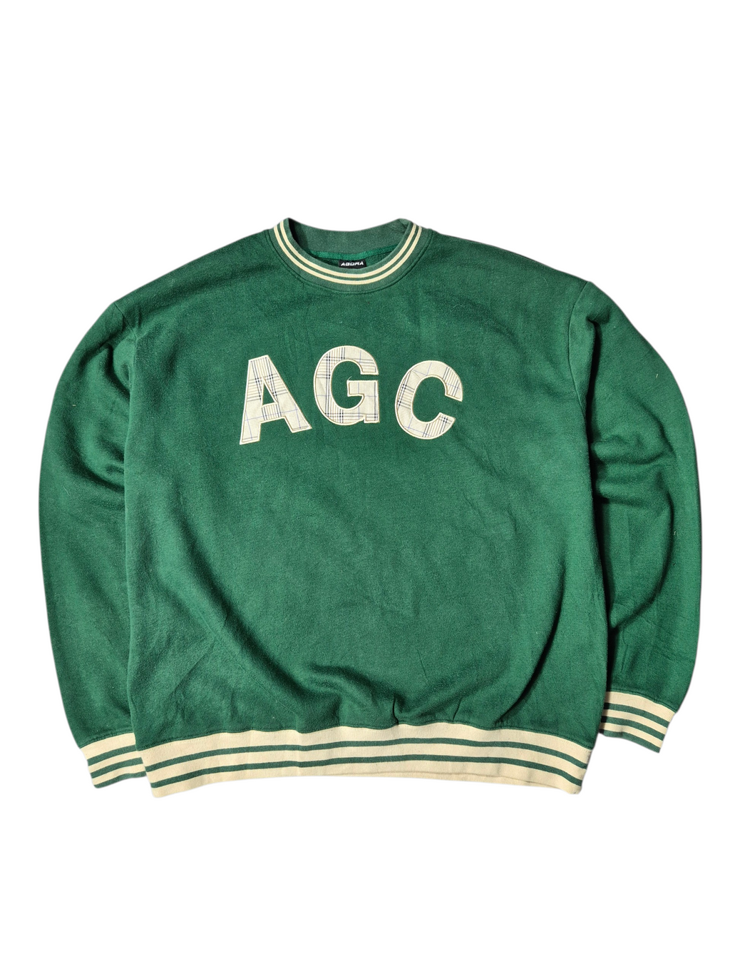 Vintage AGC Green Sweatshirt Y2K (M)